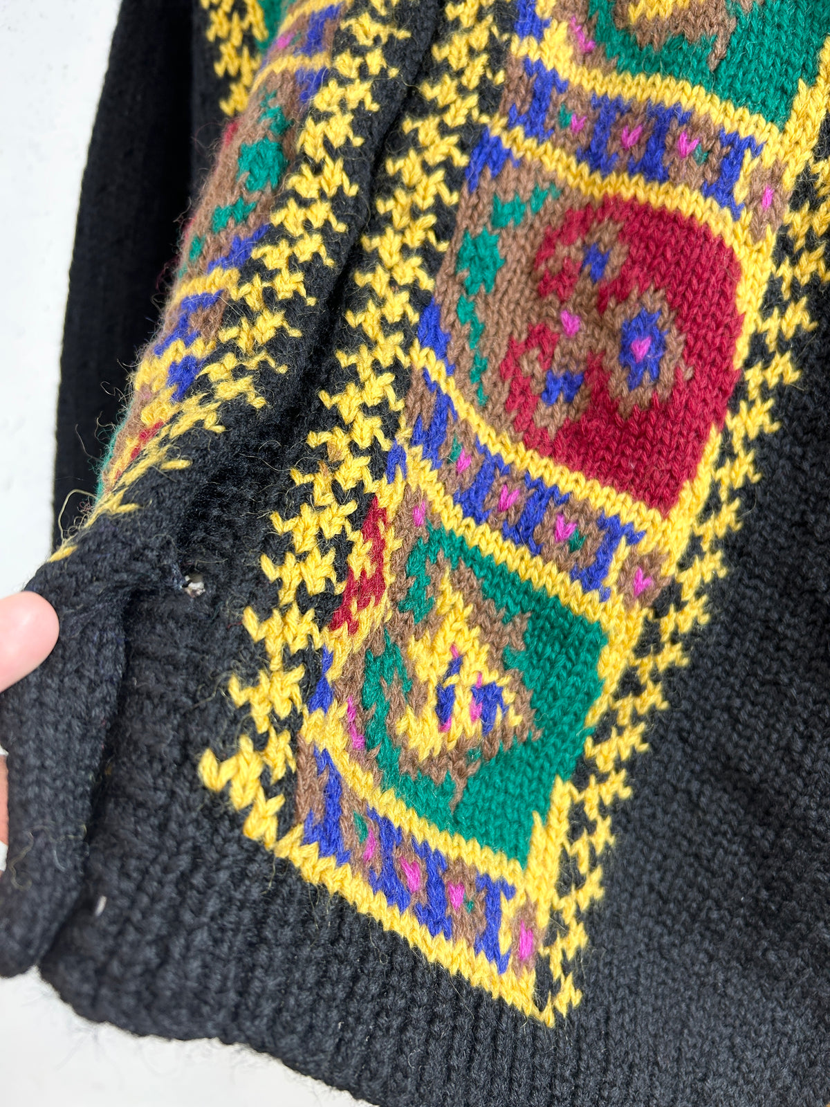 Vintage Knit Cardigan [J34132]
