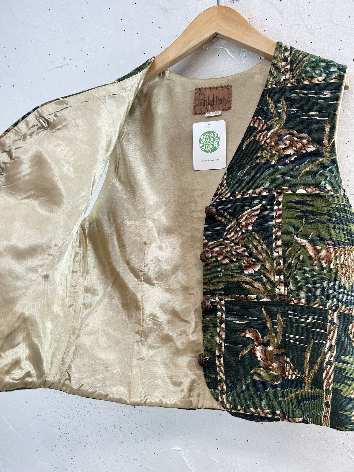 Vintage Gobelin Vest 〜Painted Pony〜 [J34116]