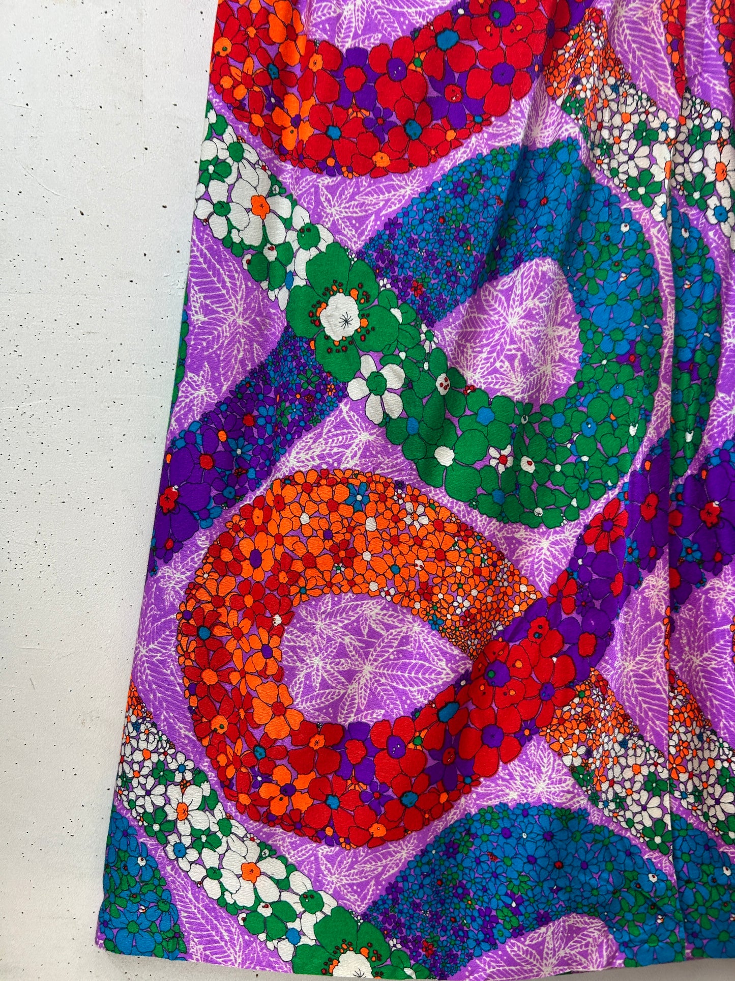 ’70s Vintage flower Skirt [I30290]