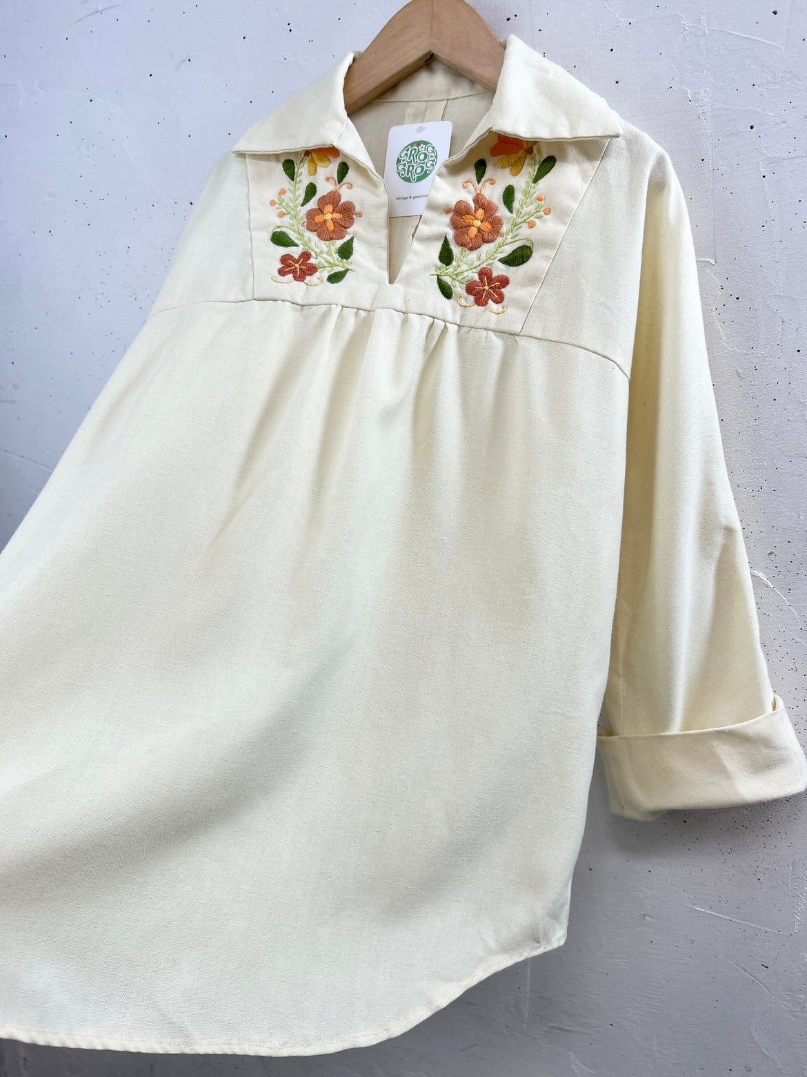 Vintage Embroidery Tunic [D32118]