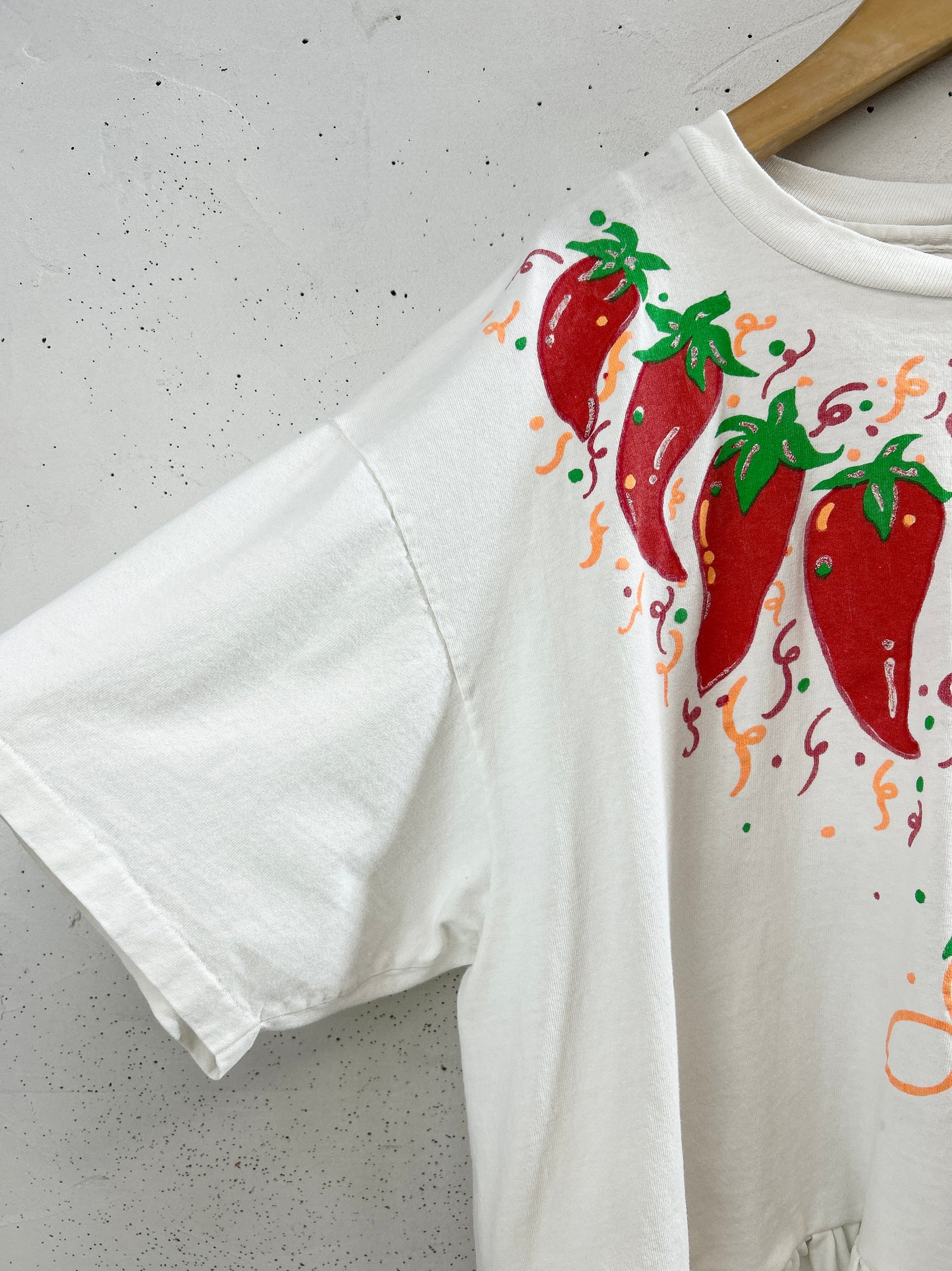 Vintage T Shirt 〜Funny dot CRAZY〜 [F32597]