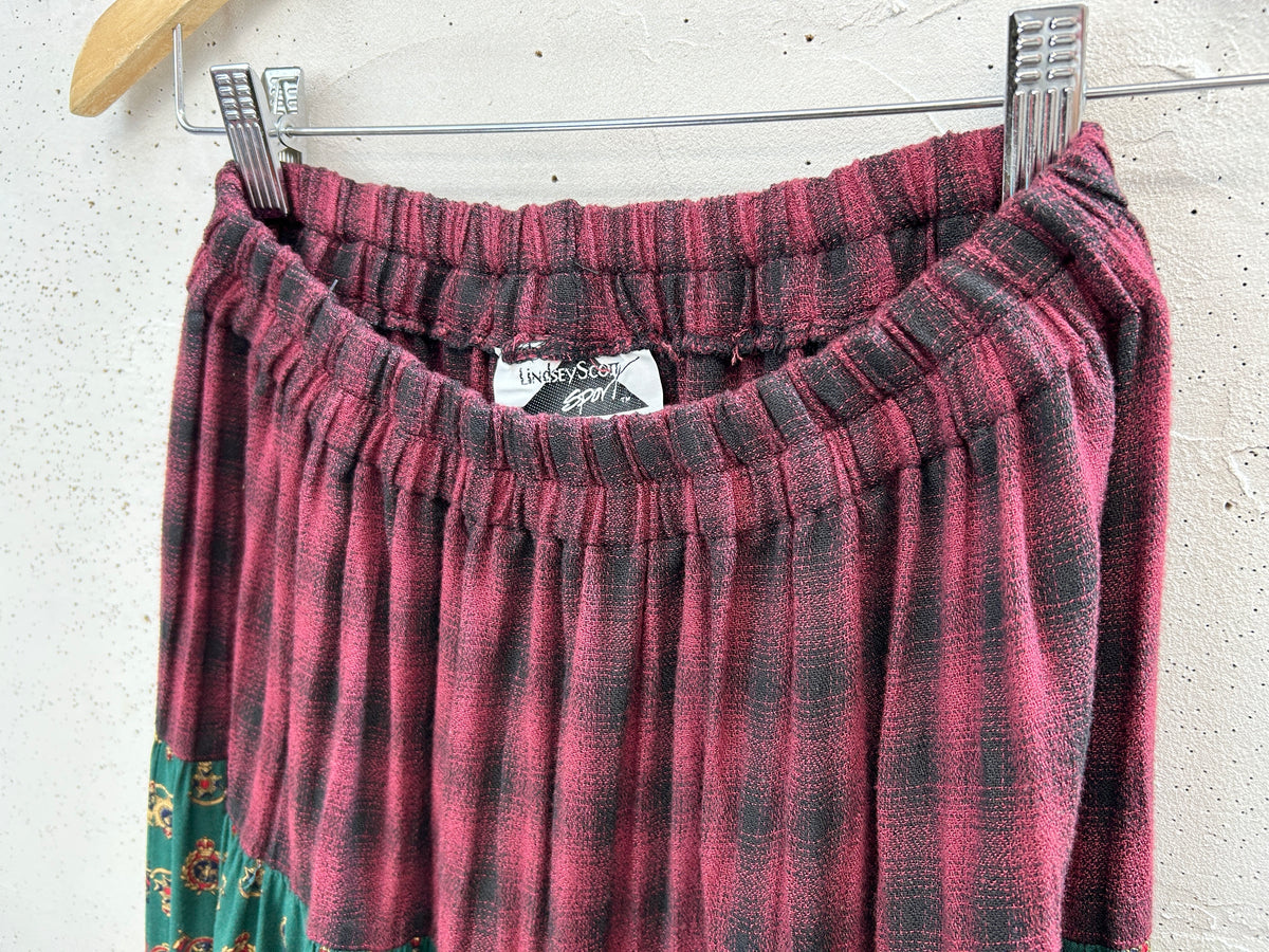 Vintage Tiered Skirt 〜MADE IN USA〜 [I33976]