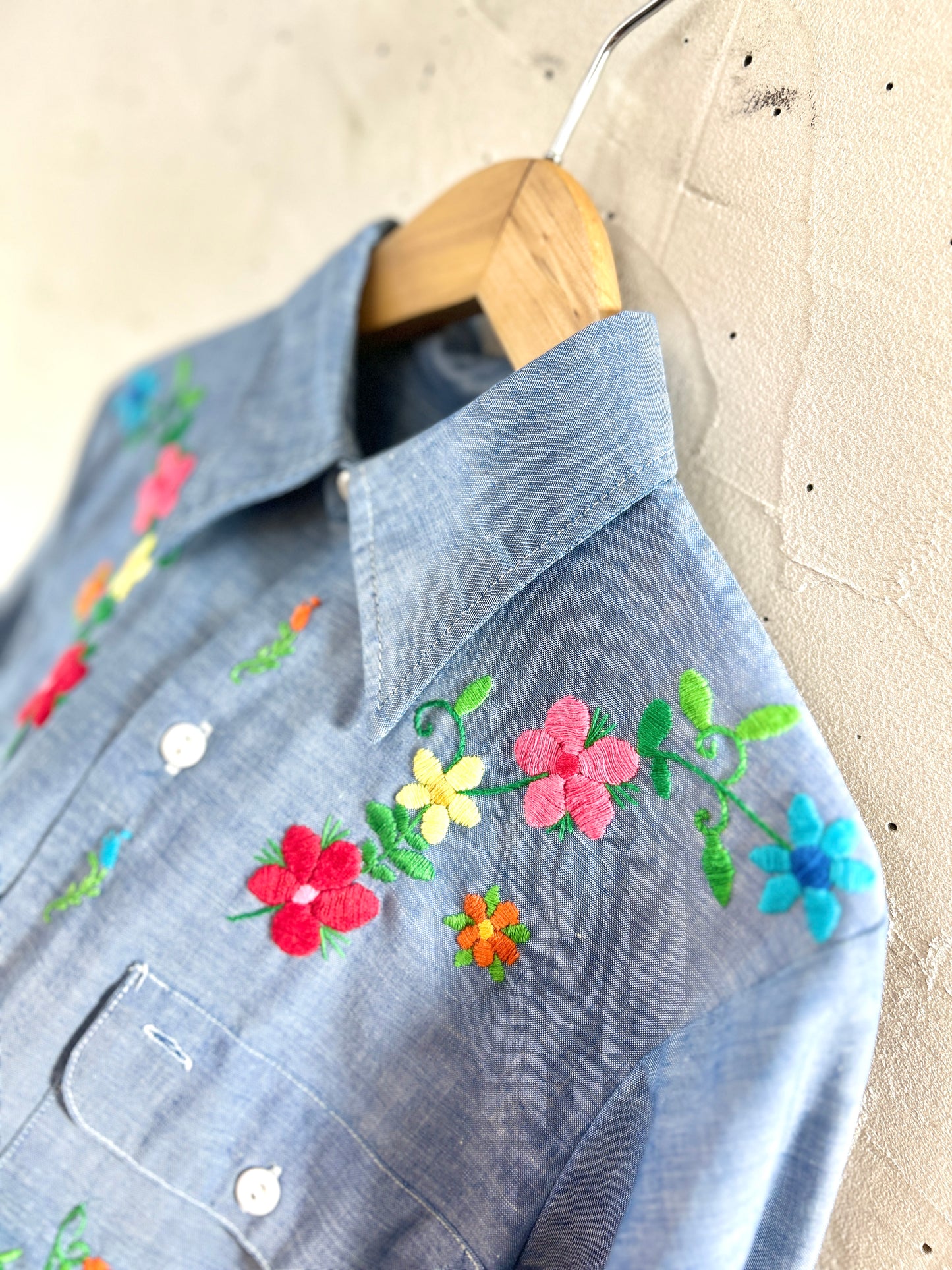 '70sVintage Chambray Shirt [H30980]