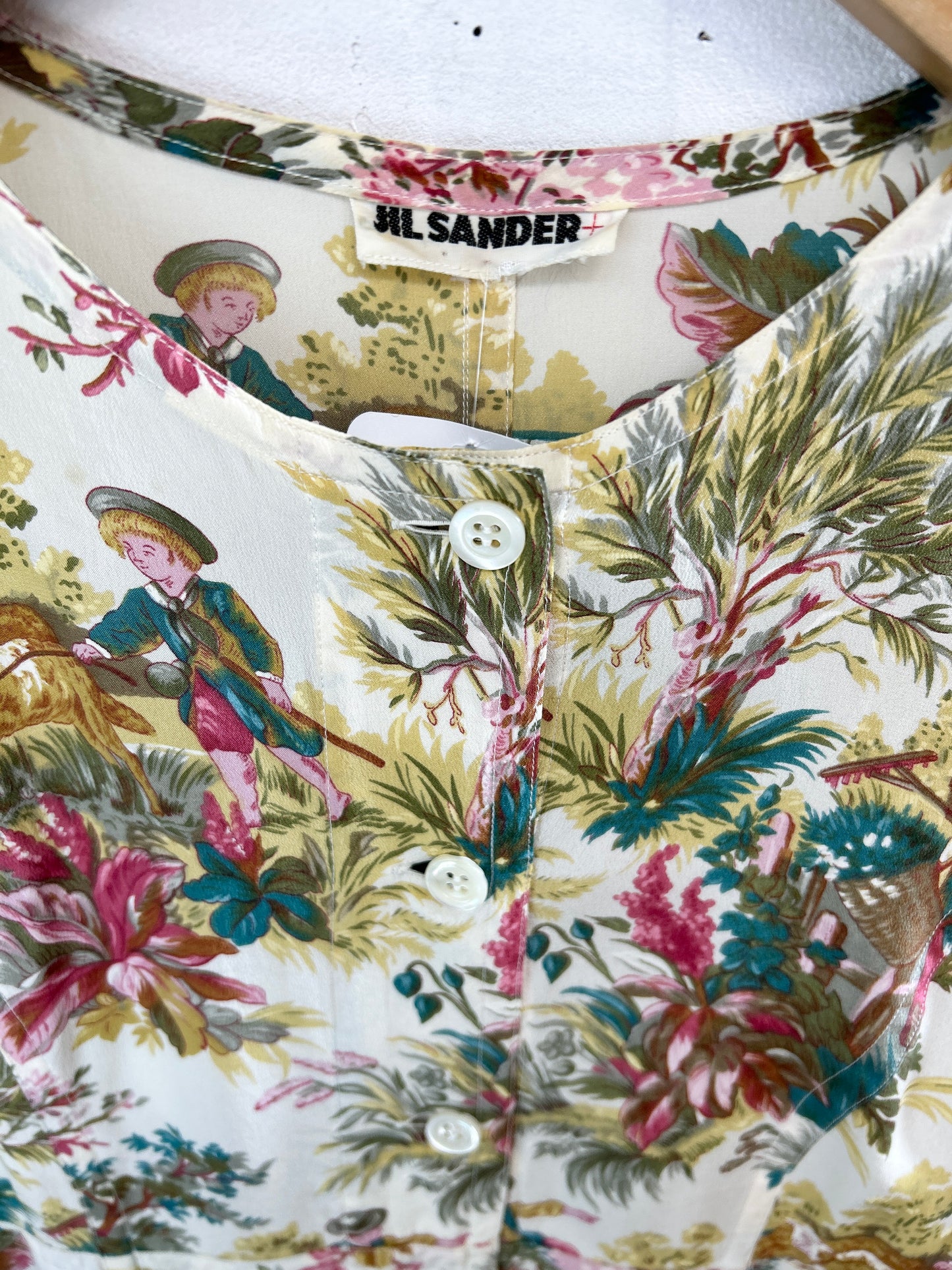 Vintage Silk Shirt 〜JIL SANDER〜 [B31609]