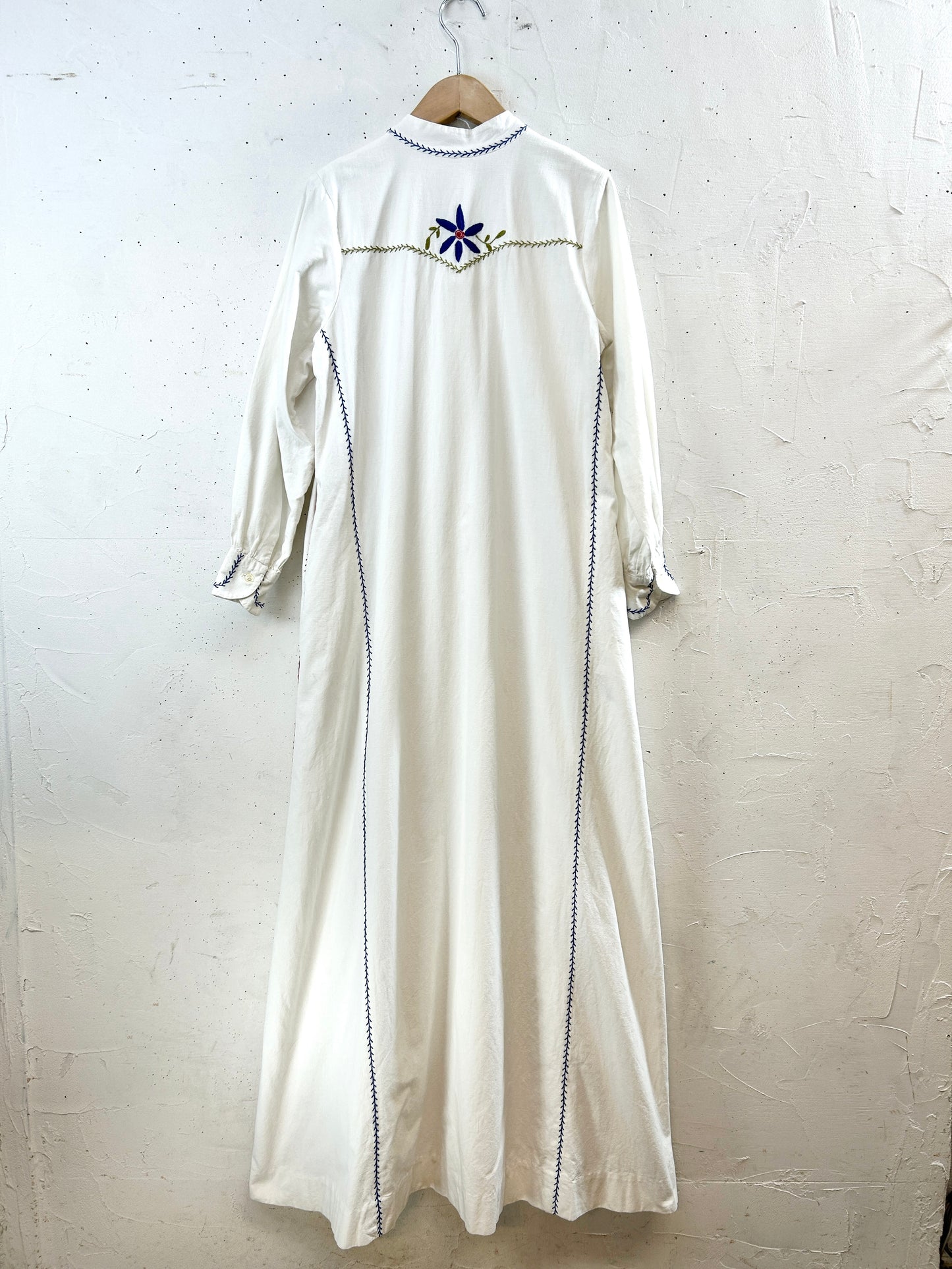 '70sVintage Embroidery Dress [H30902]