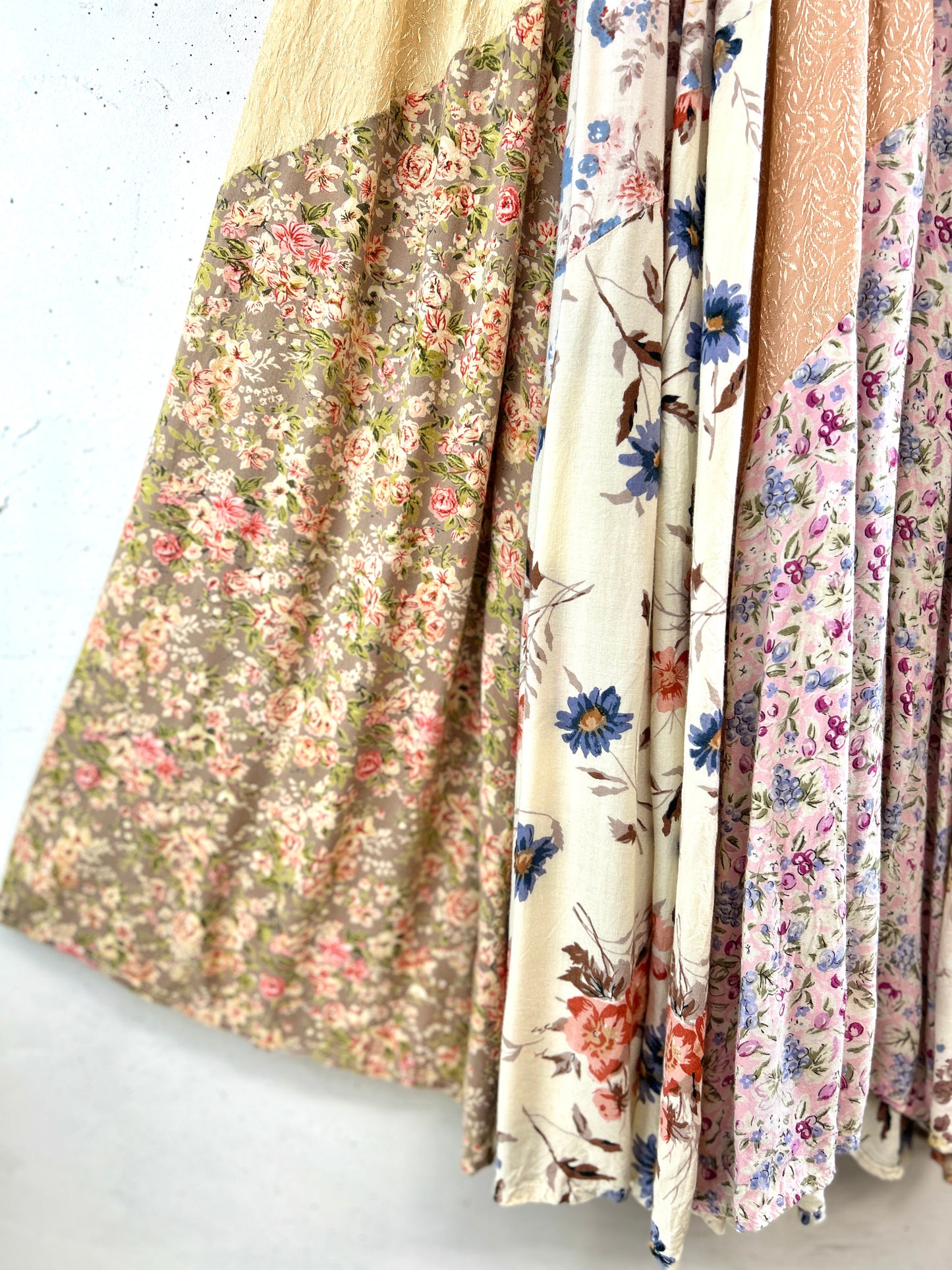 Vintage Patchwork Skirt  [B31530]