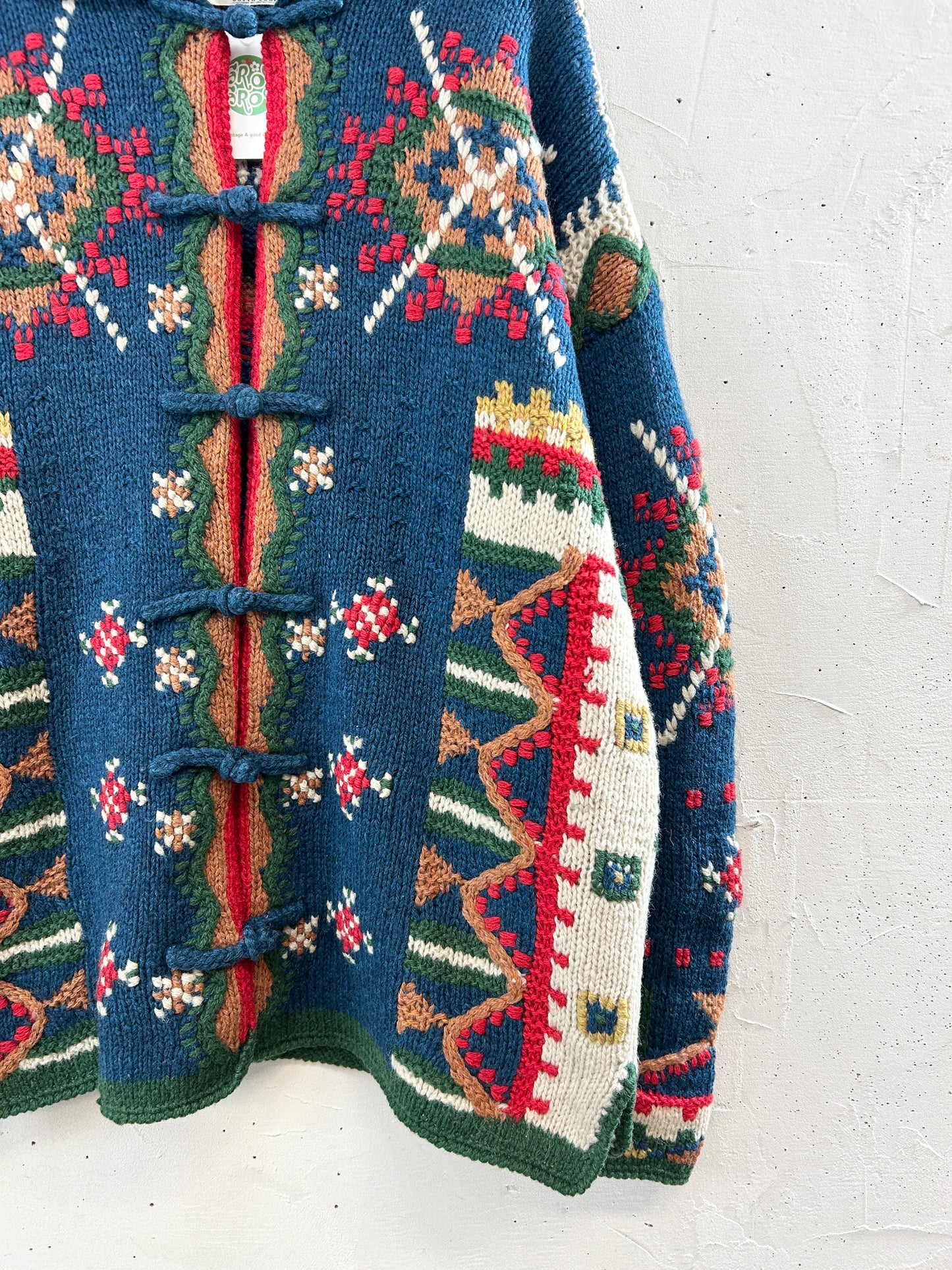 Vintage Knit Cardigan [J30594]