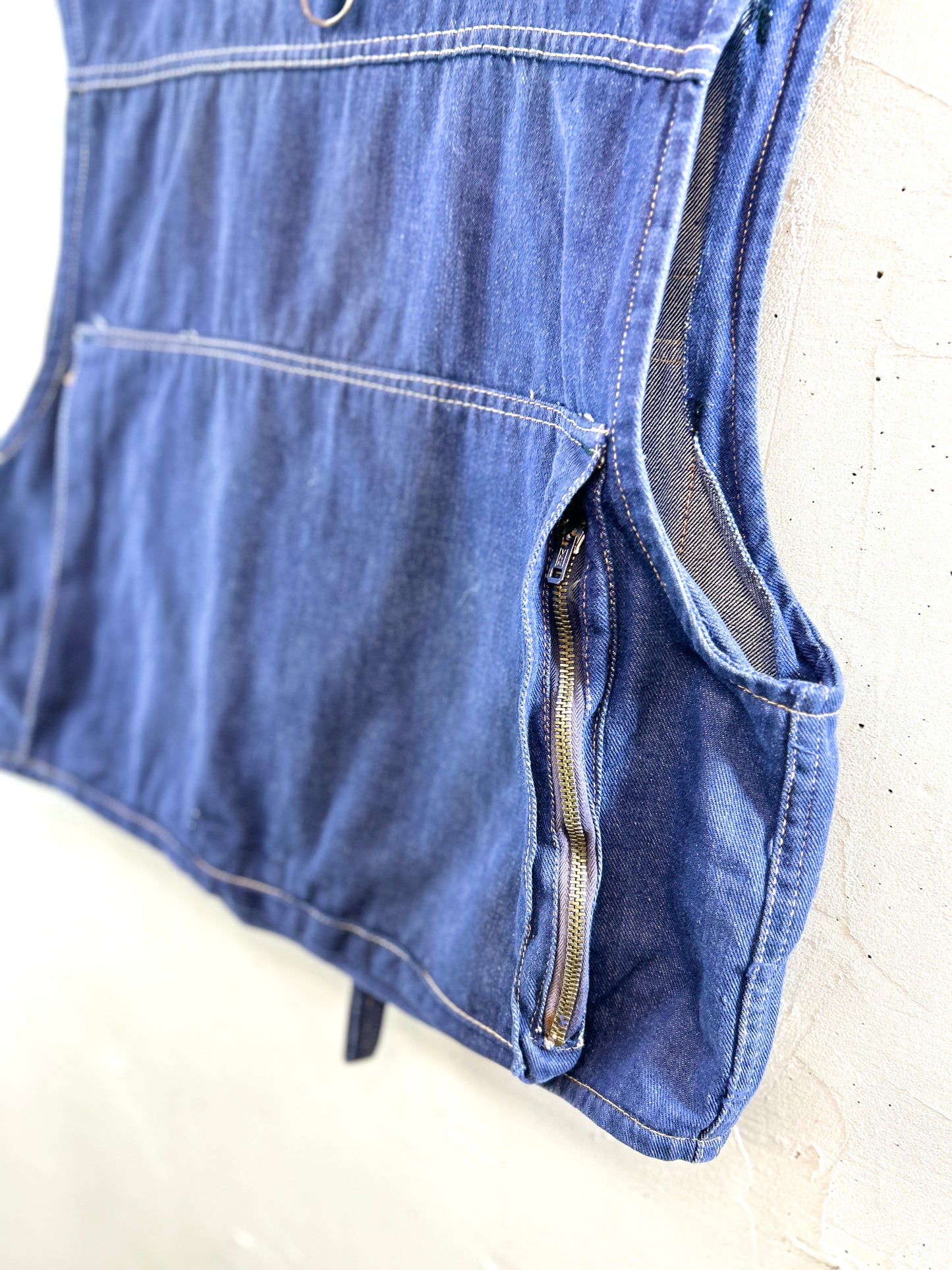 Vintage Denim Fishing Vest [K30742]