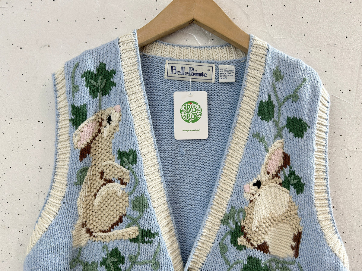 Vintage Knit Vest [J34178]