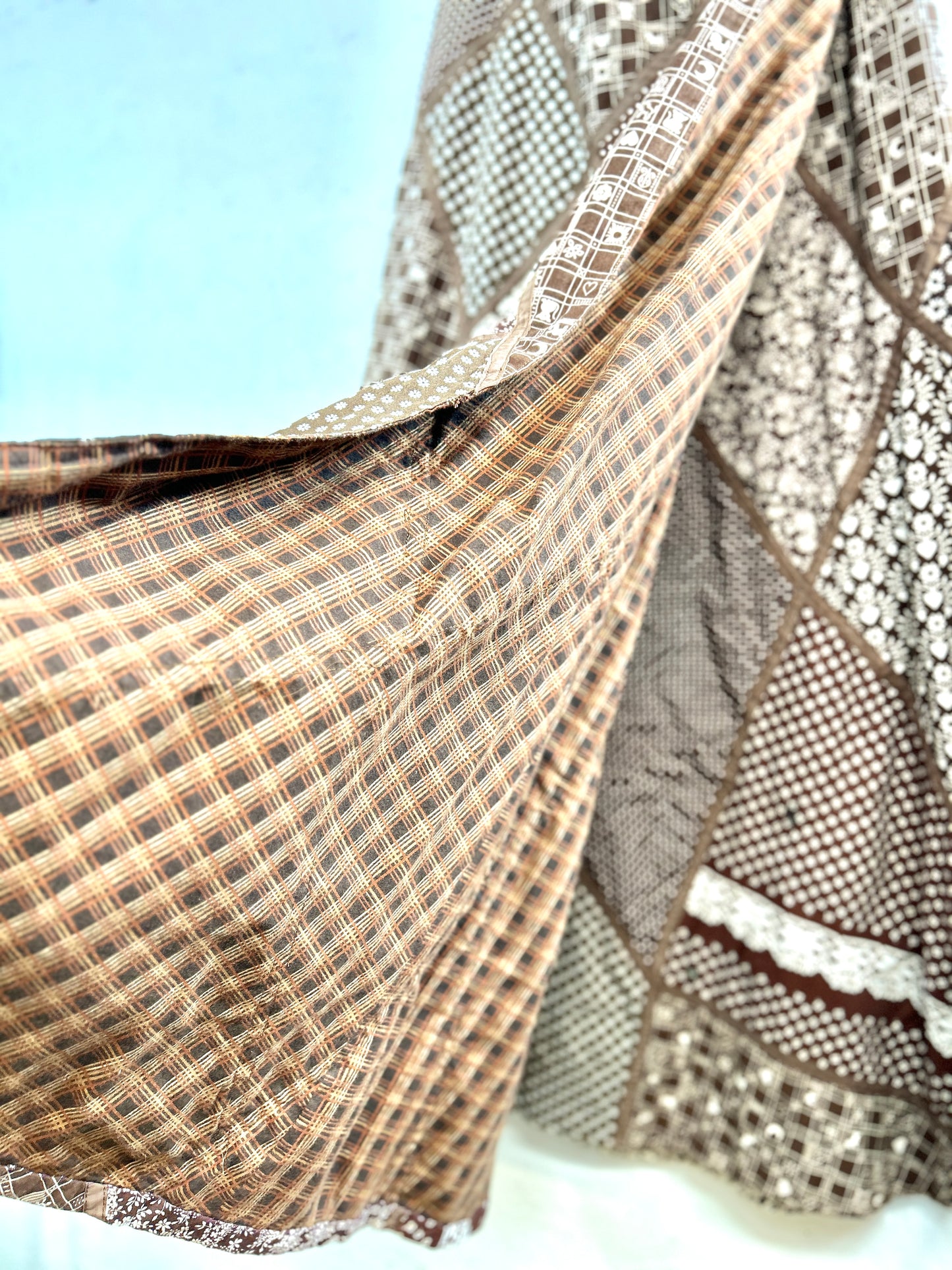 ’70s Vintage Wrap Skirt [A31226]