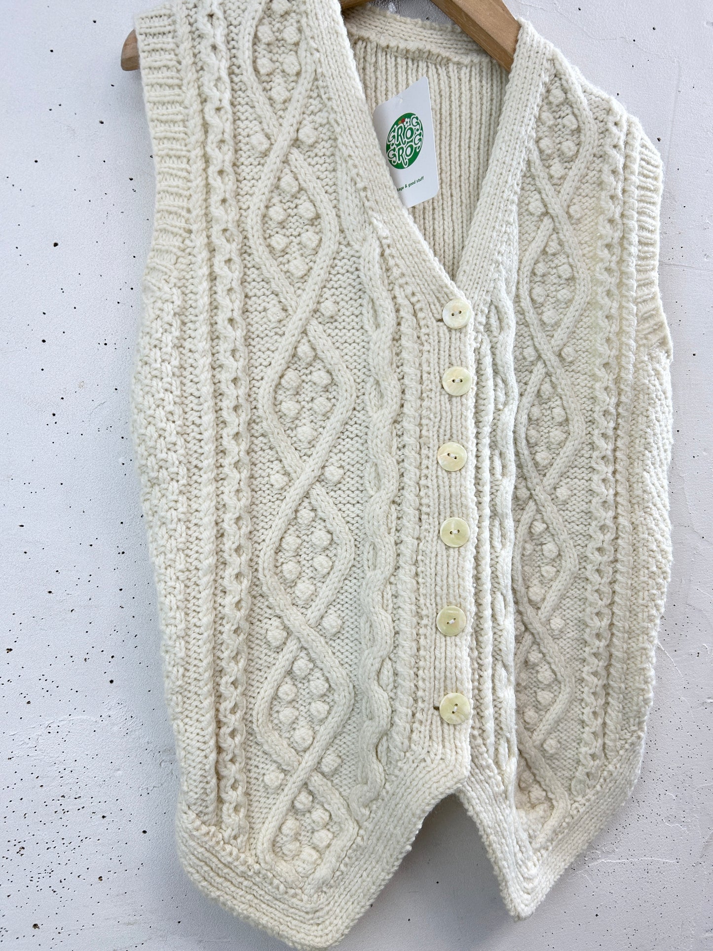 Vintage Knit Vest [B31608]