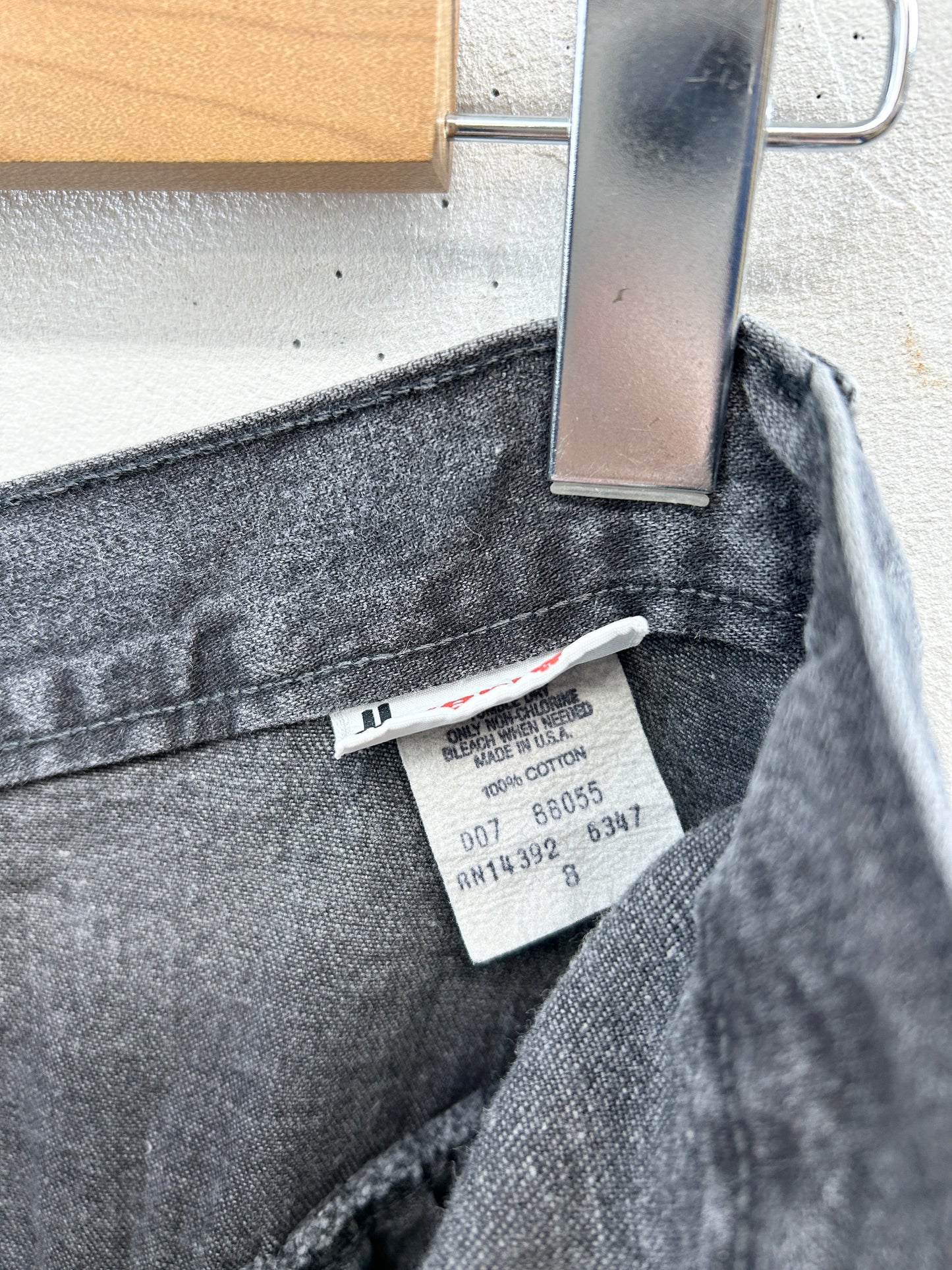 Vintage Black Denim Skirt [L31104]