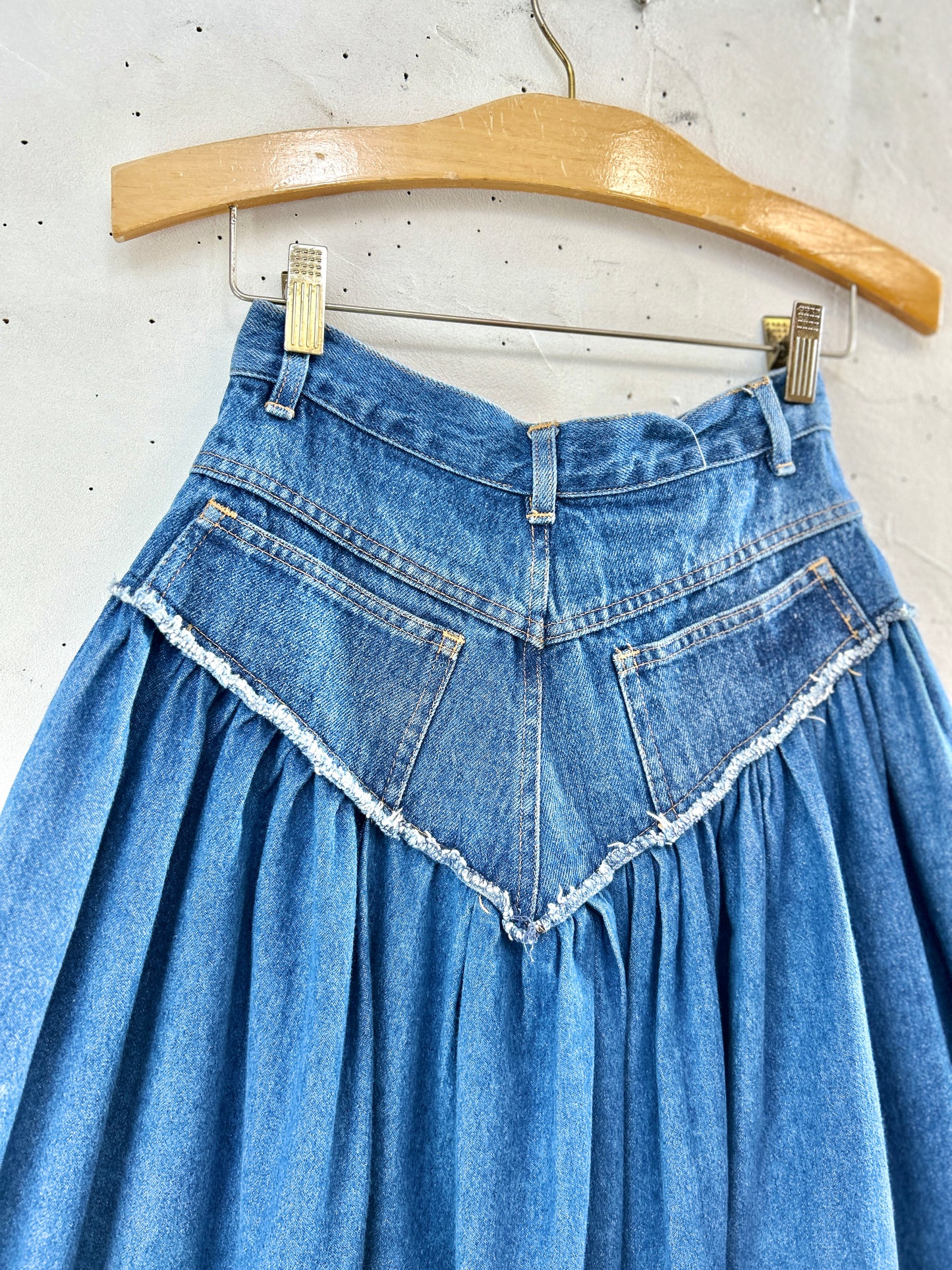 Vintage Custom Denim Skirt [J30555]