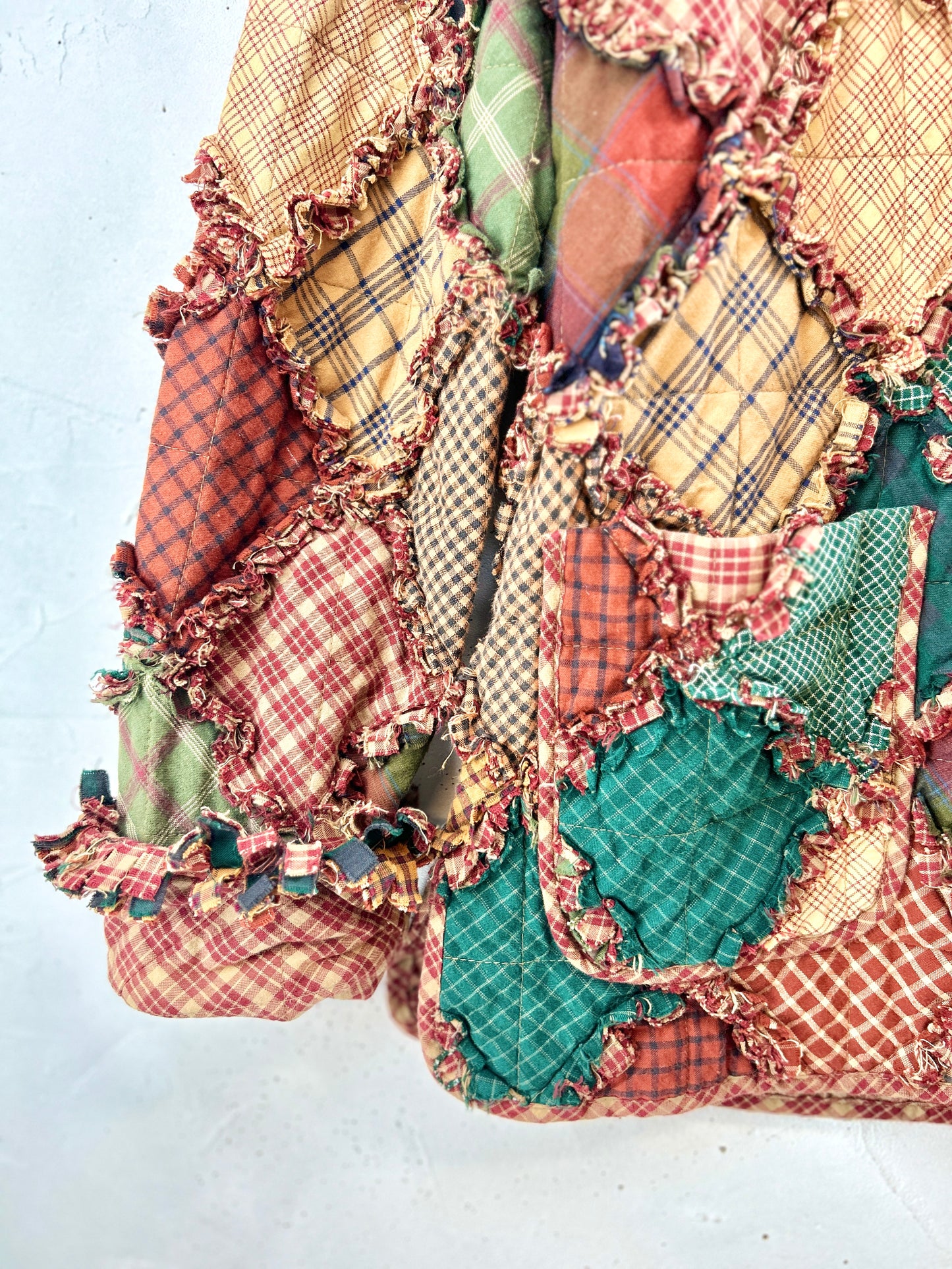 Vintage Patchwork Quilt Jacket  [J30533]