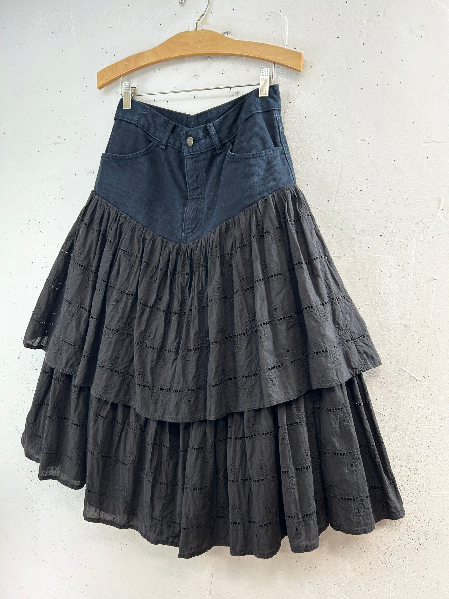 Vintage Denim Skirt  [F32763]