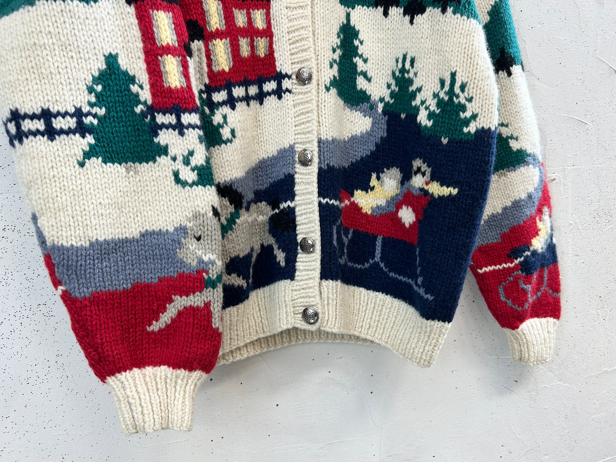 Vintage Knit Cardigan 〜Eddie Bauer〜 [J32440]