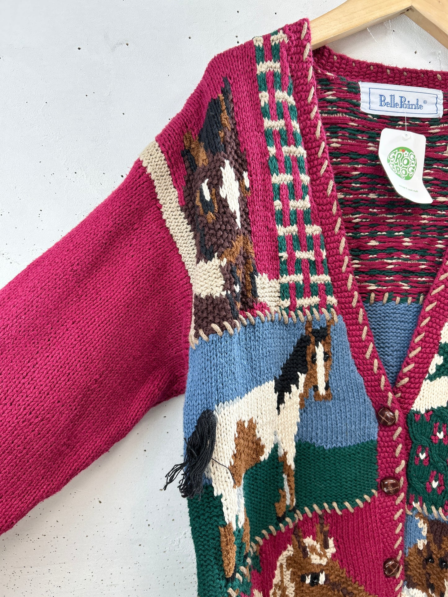 Vintage Cotton  Knit Cardigan [B31485]