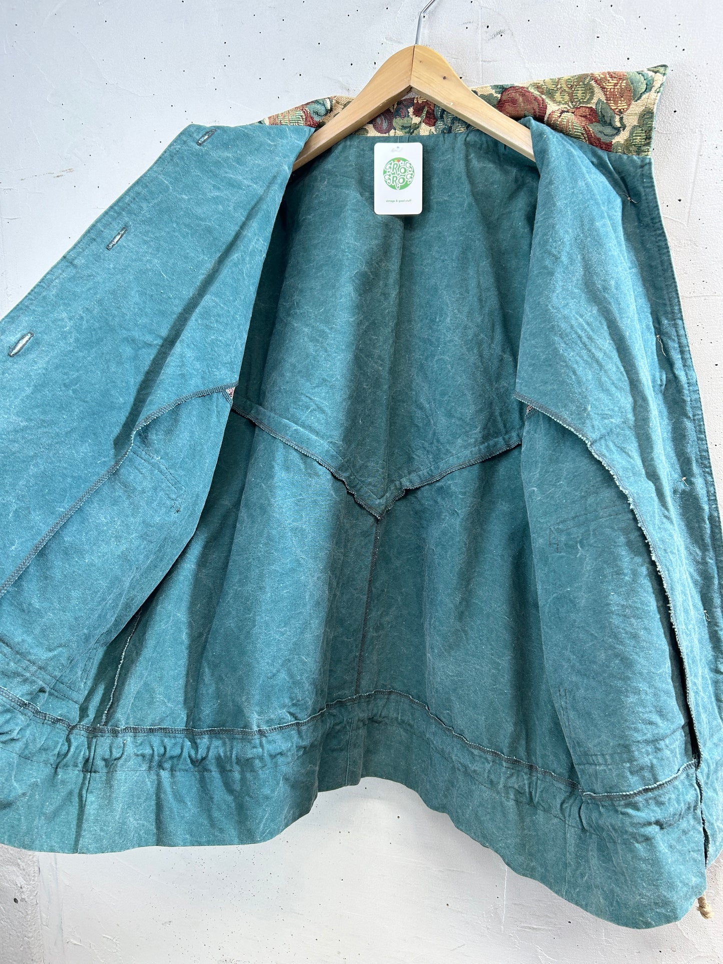 Vintage Canvas&Gobelin Jacket [I33690]