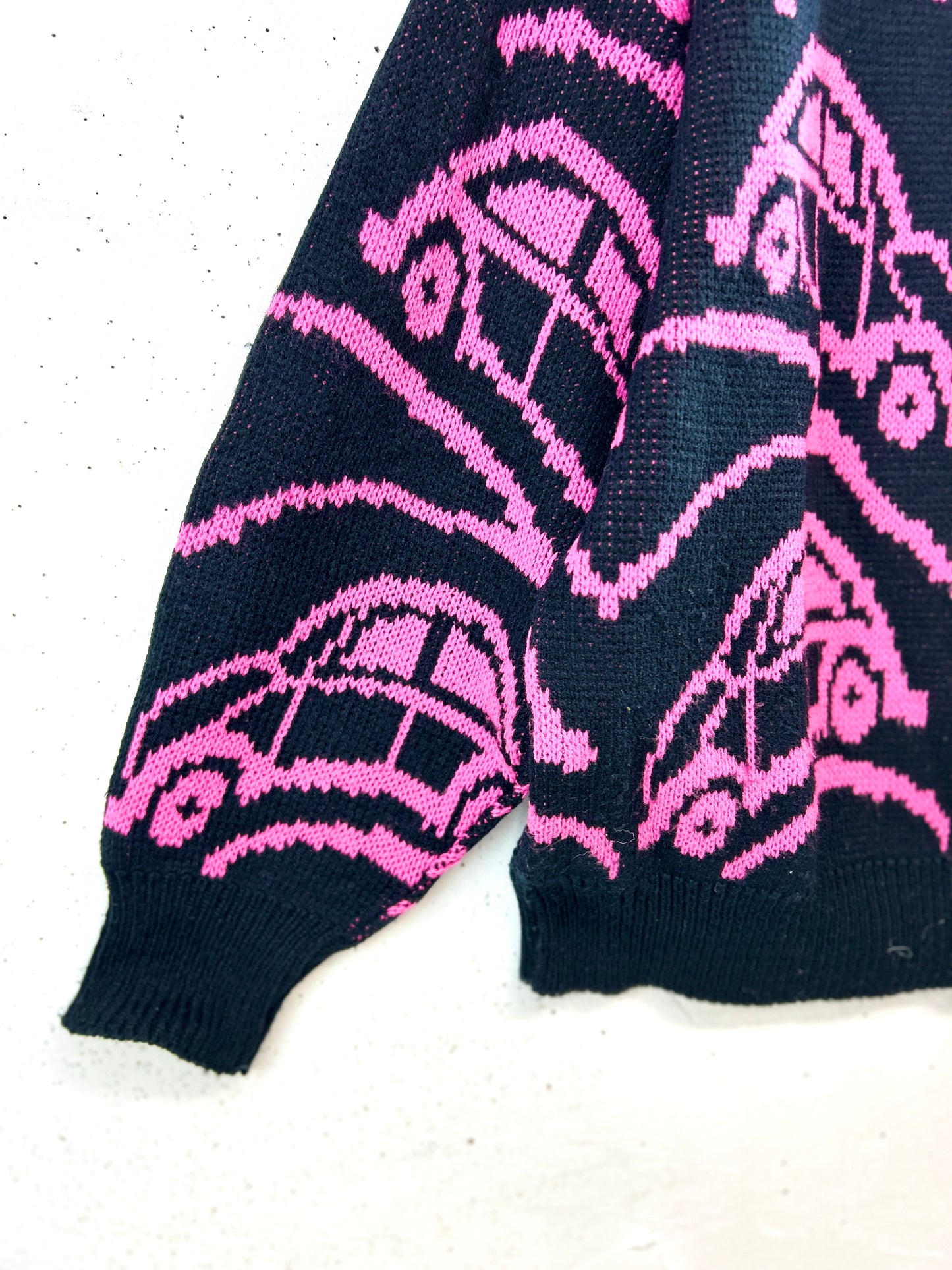 Vintage Fancy Knit Sweater  [L31086]