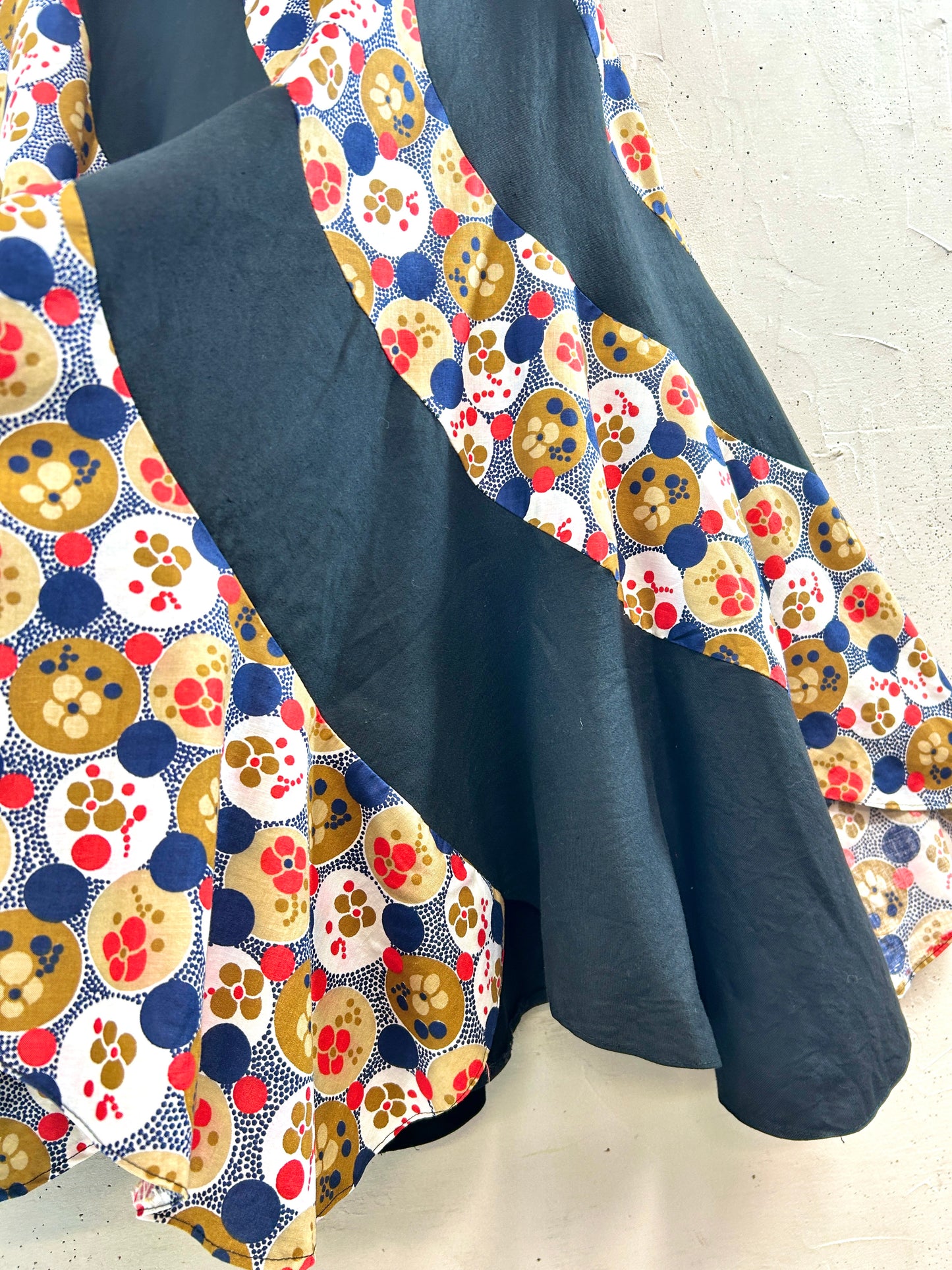 Vintage Escargot Patchwork Skirt [C31972]