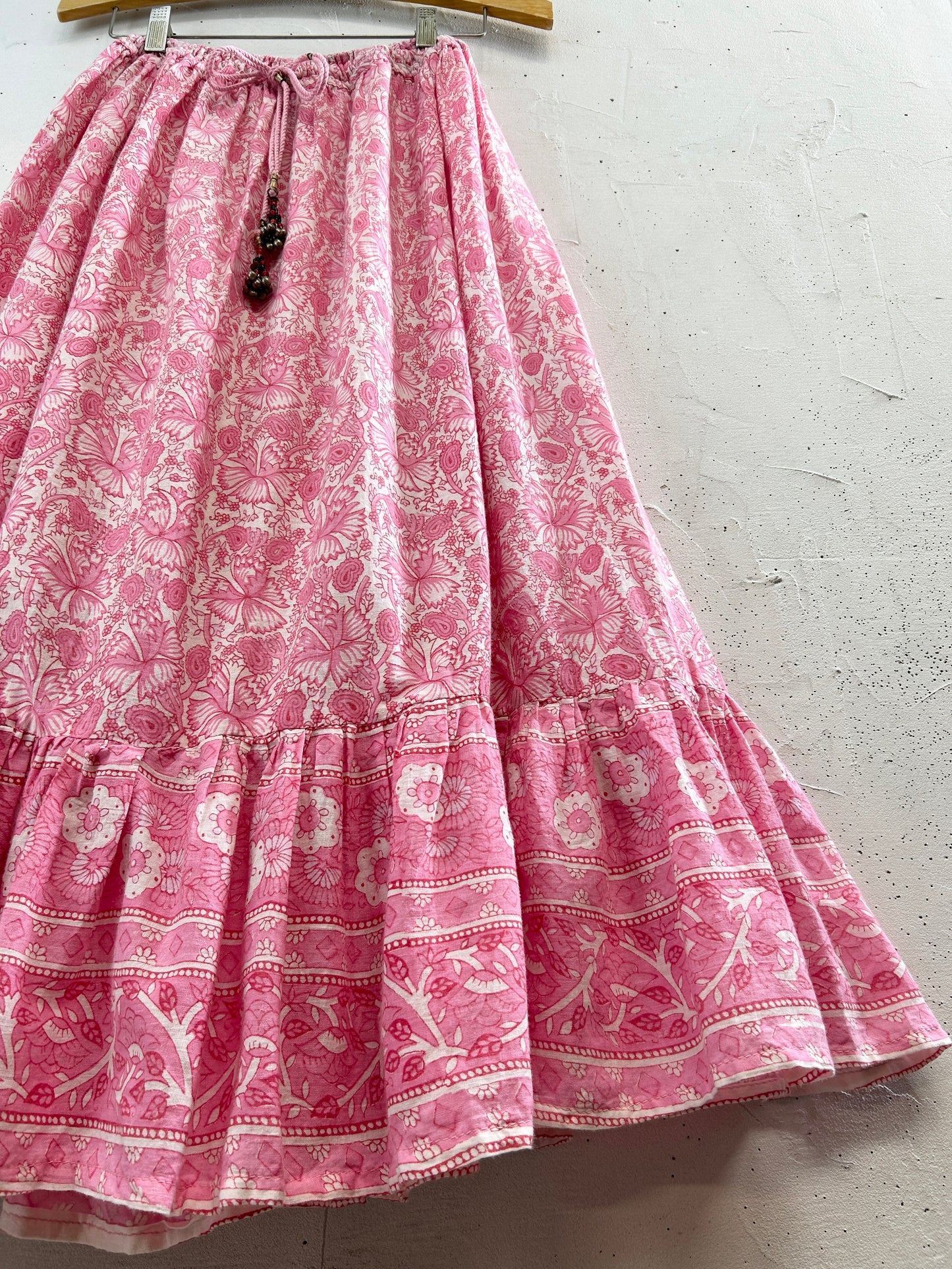 Vintage Tiered Skirt  MADE IN INDIA [C31864]