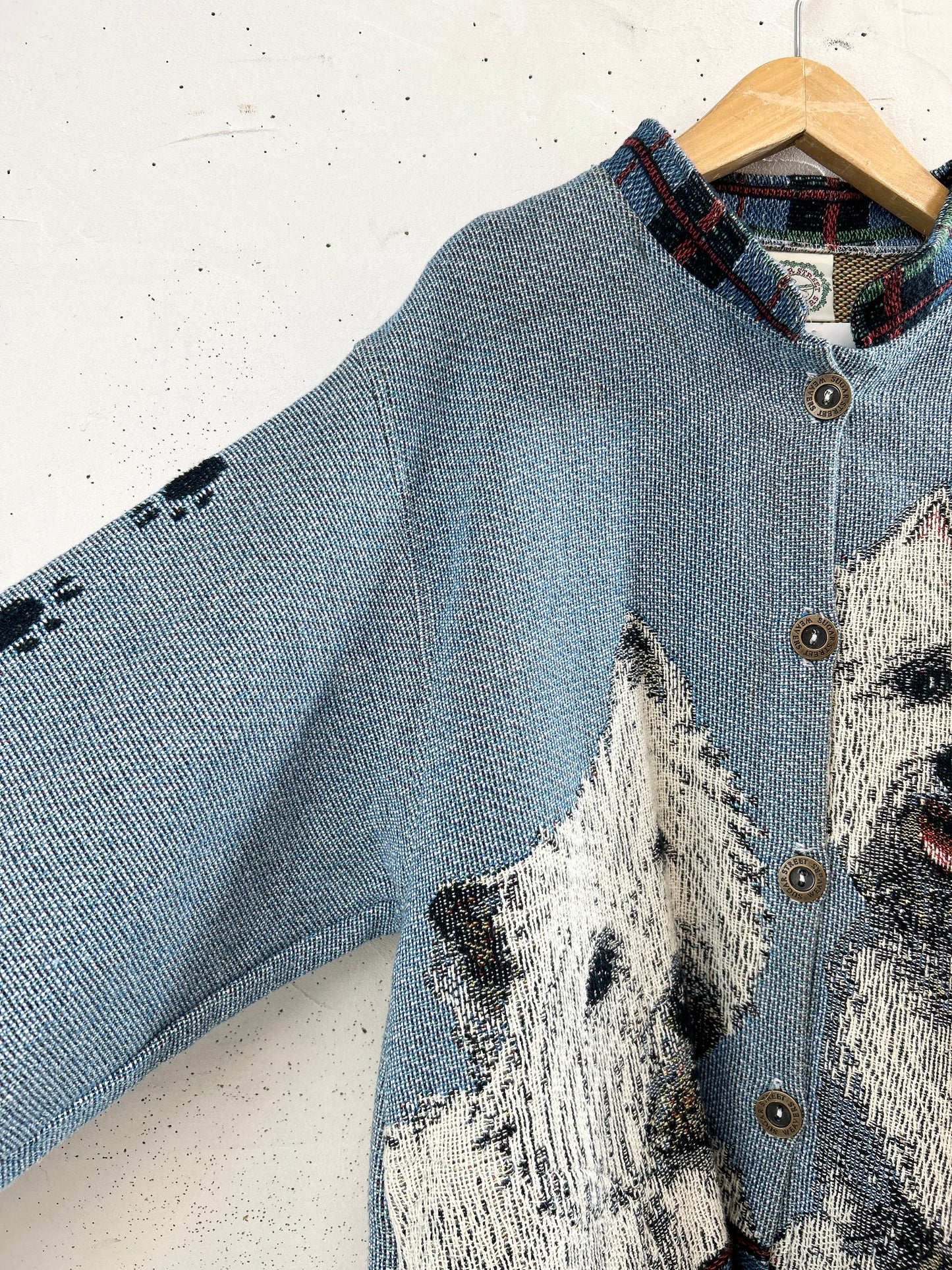Vintage Rug Jacket 〜SUGAR STREET WEAVERS〜 MADE IN AMERICA [F32827]