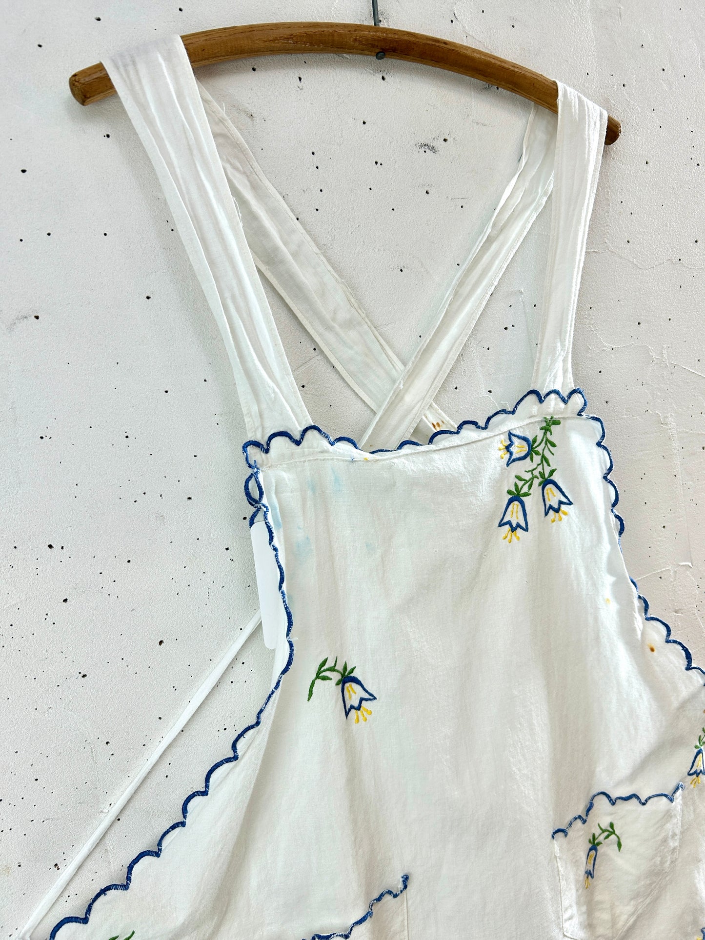 Vintage Embroidery Apron [F32683]