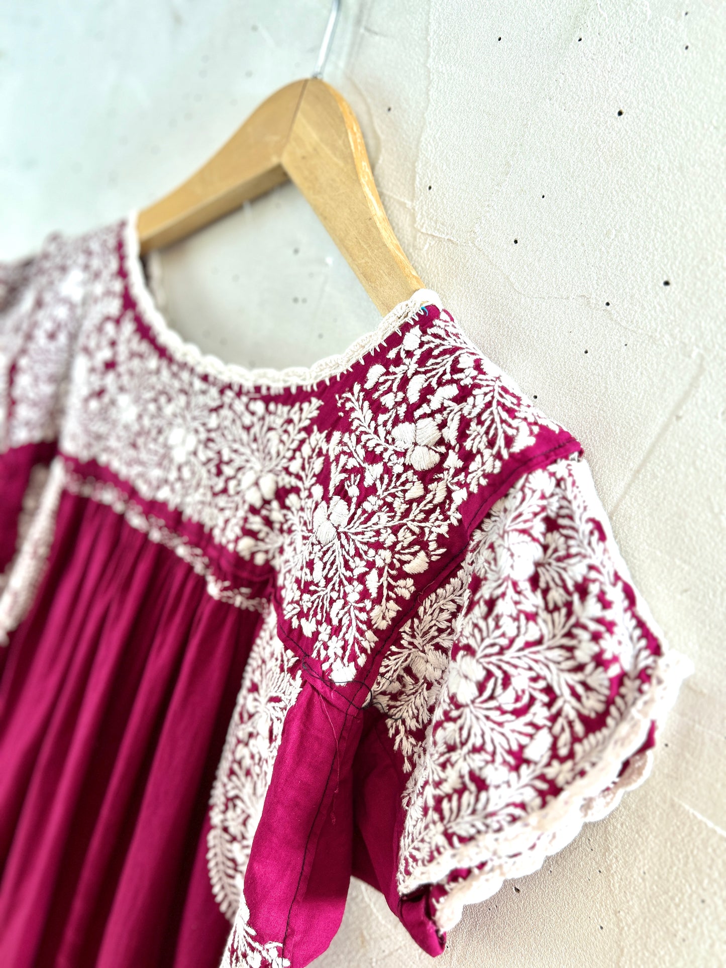 Vintage San Antonino Embroidery Dress MADE IN MEXICO [H30816]