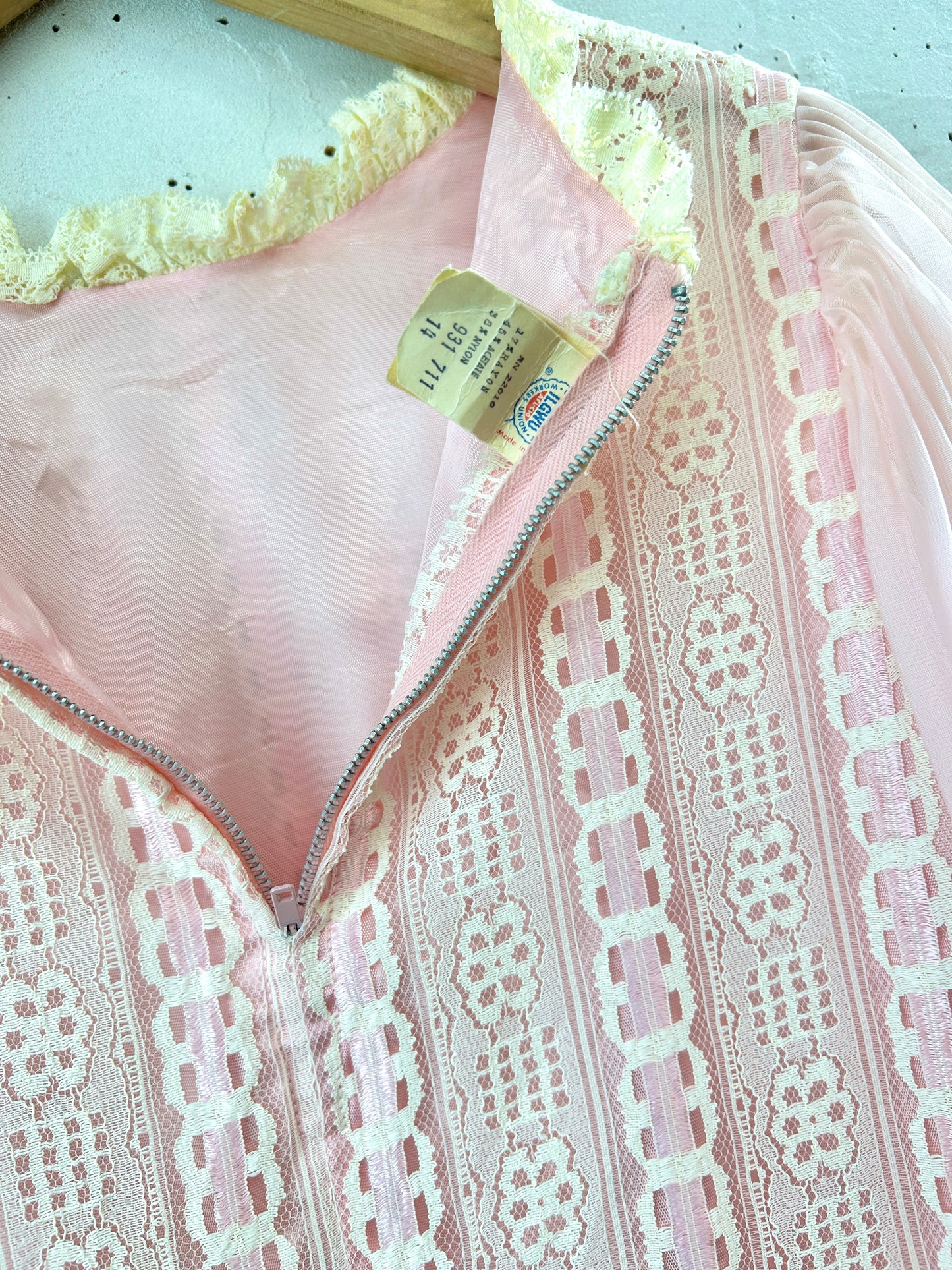 60s Vintage Lace Top [H33368]