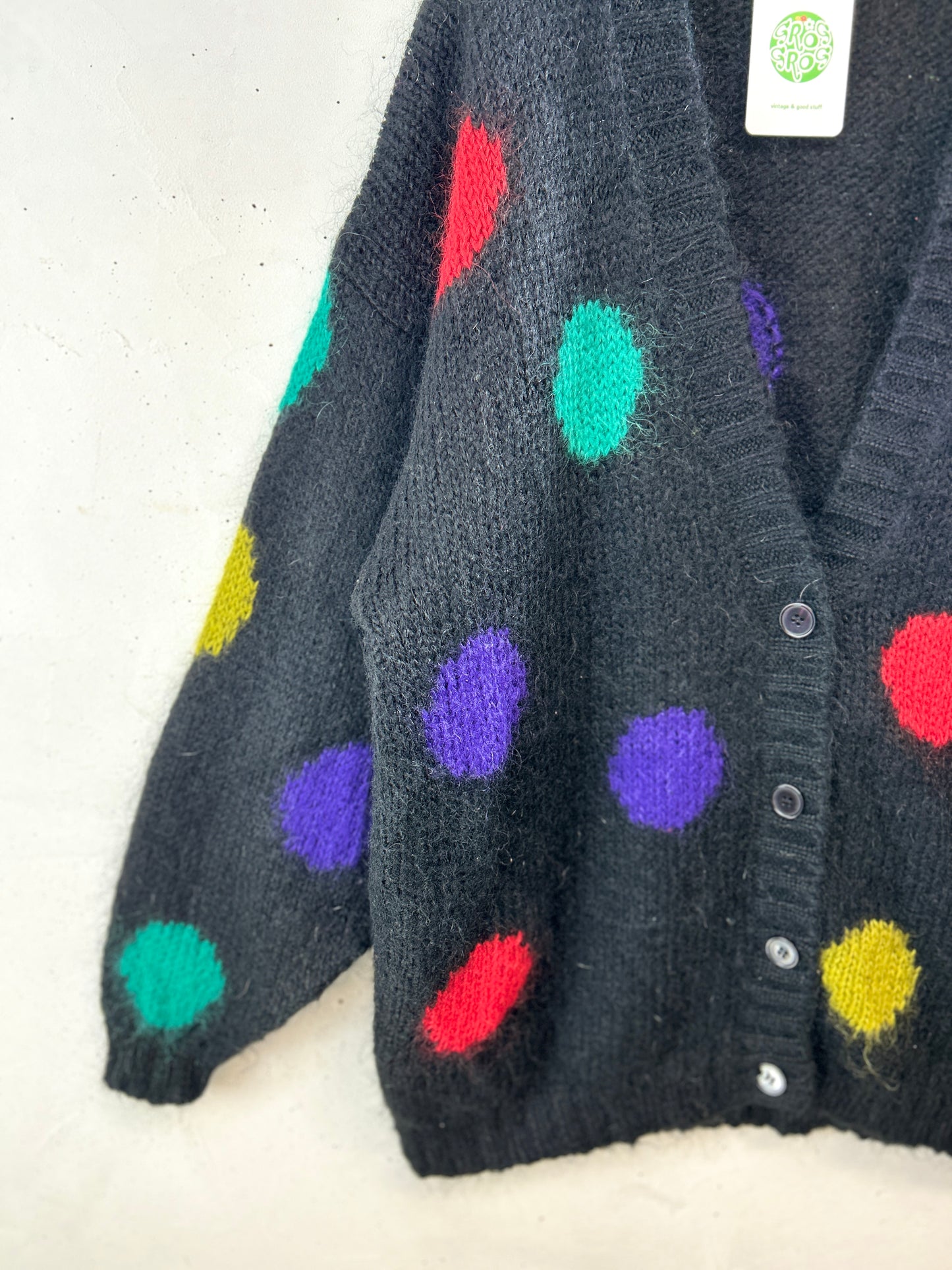 Vintage Mohair Knit Cardigan [L30965]