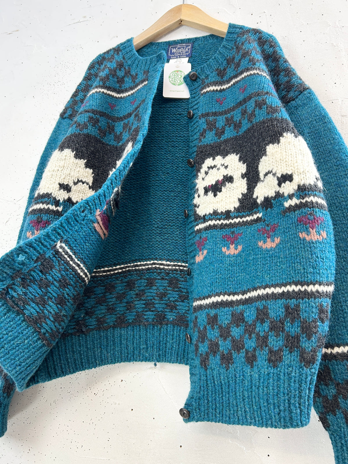 Vintage Knit Cardigan 〜Woolrich〜 [I33881]