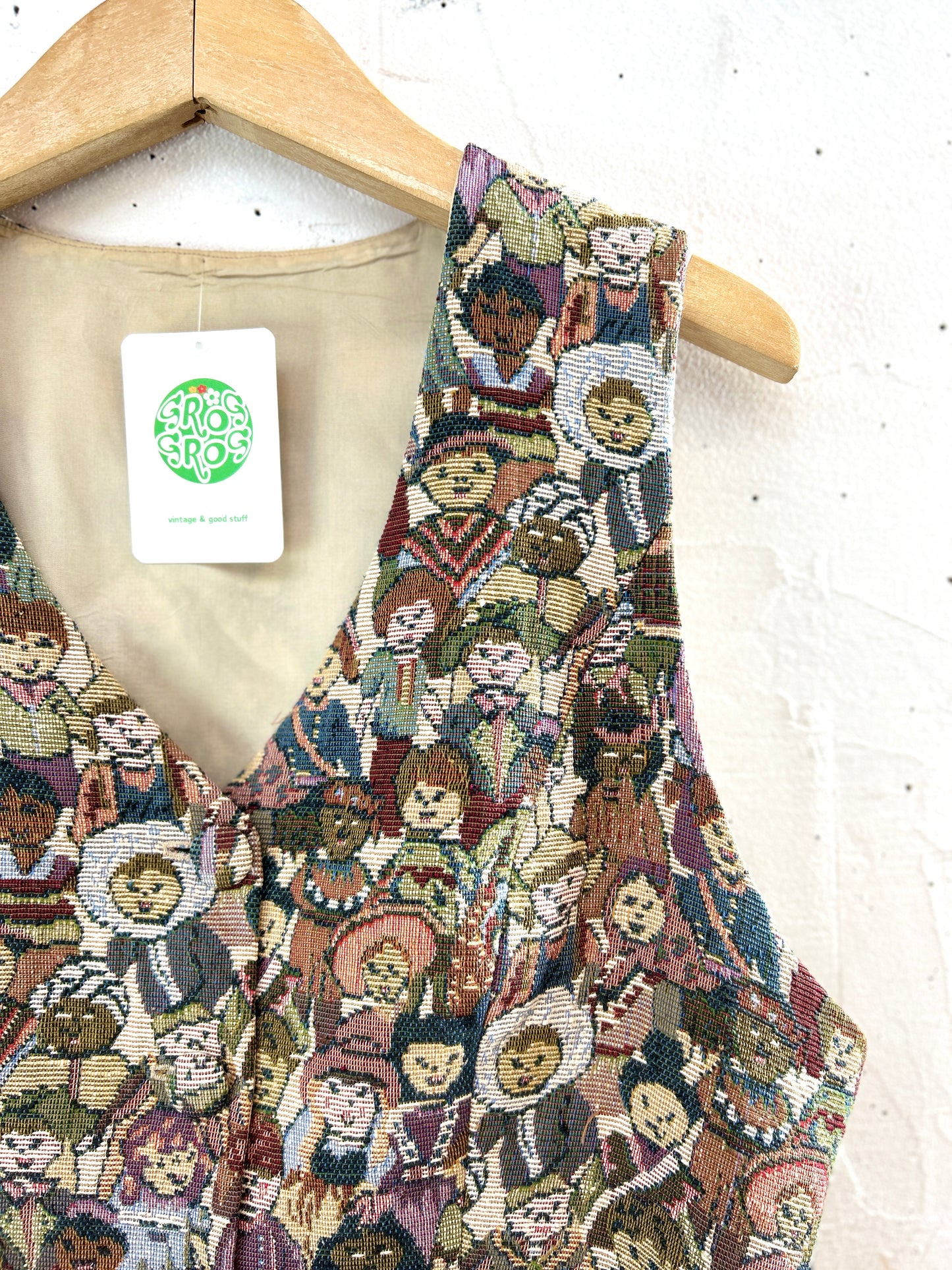 Vintage Gobelin Vest [J30568]