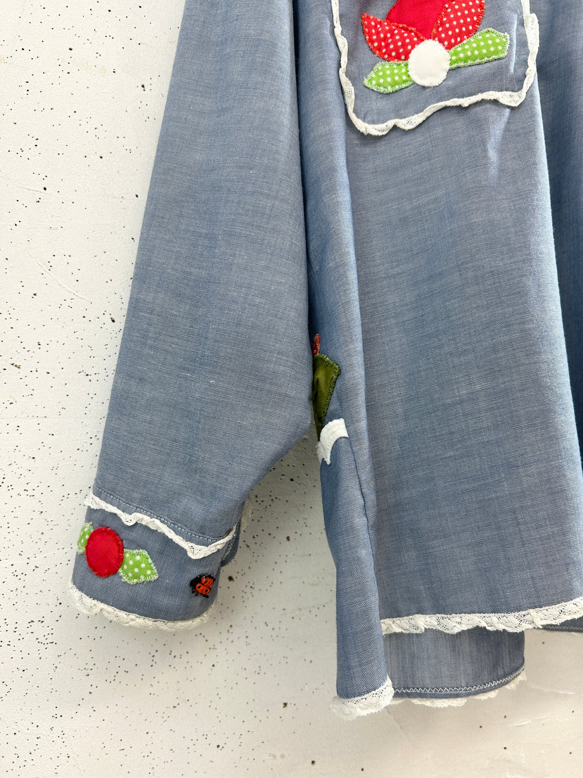 '70s Vintage Chambray Shirt [I33917]