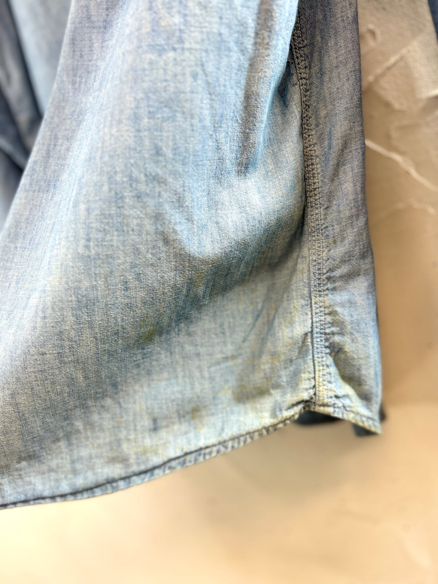 Vintage Chambray Shirt 〜Sears〜 [K30800]