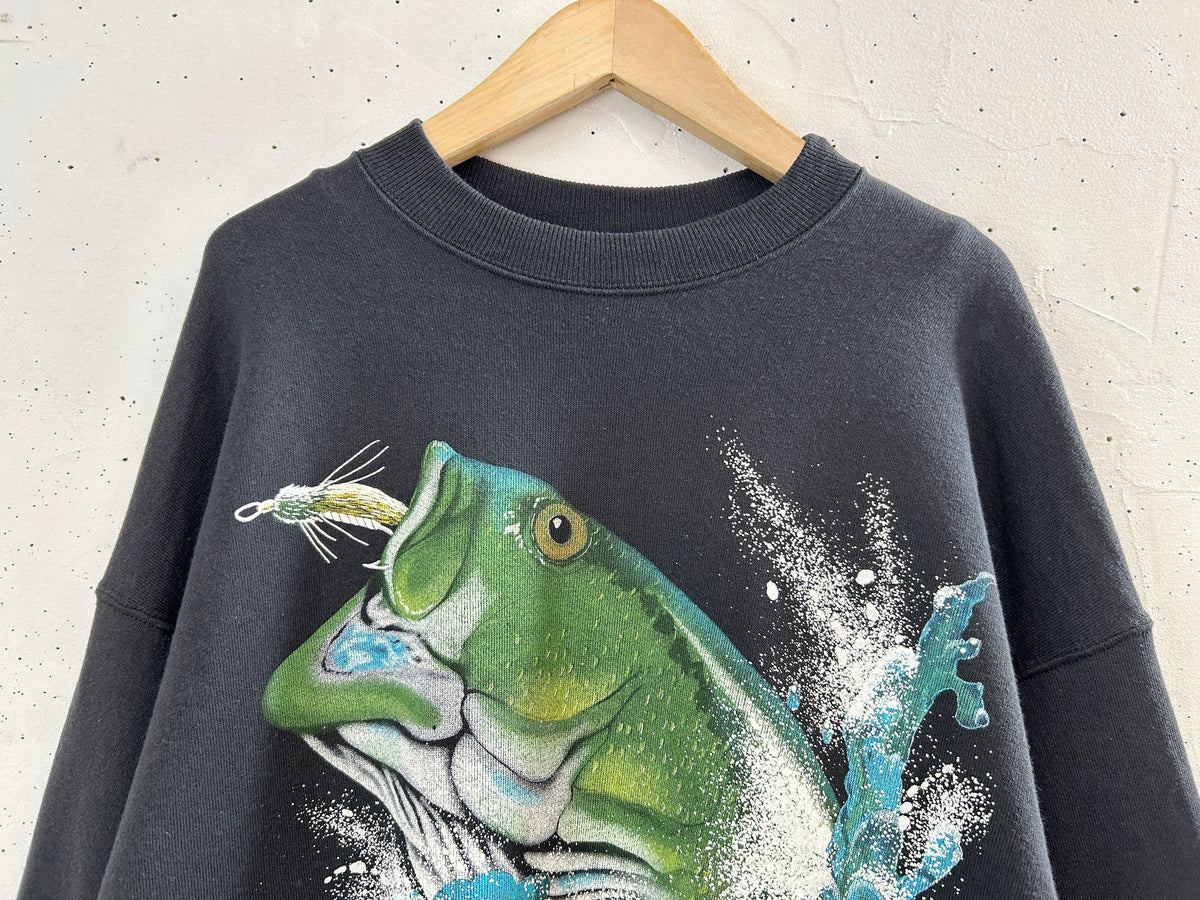 Vintage Sweat Black Bass [J34061]