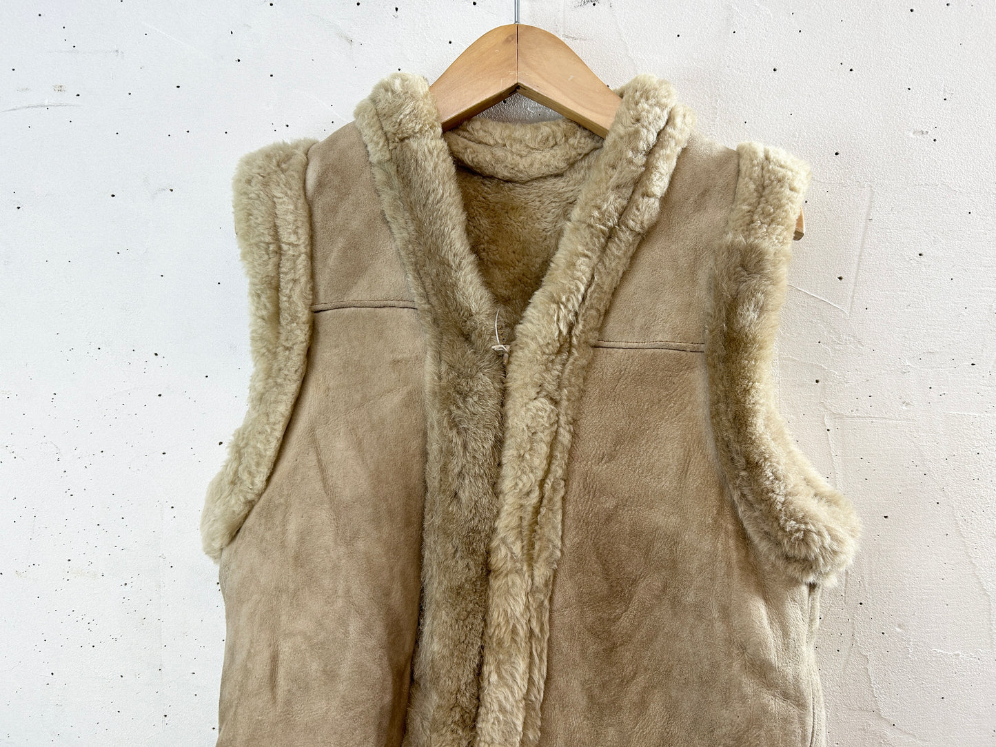 Vintage Leather Vest [J30659]