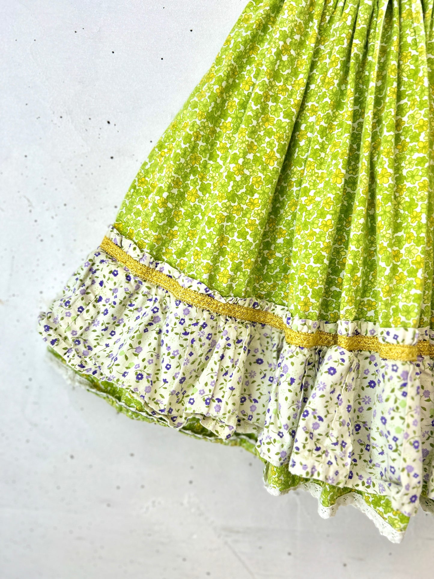 '70sVintage Tiered Skirt  [H30823]