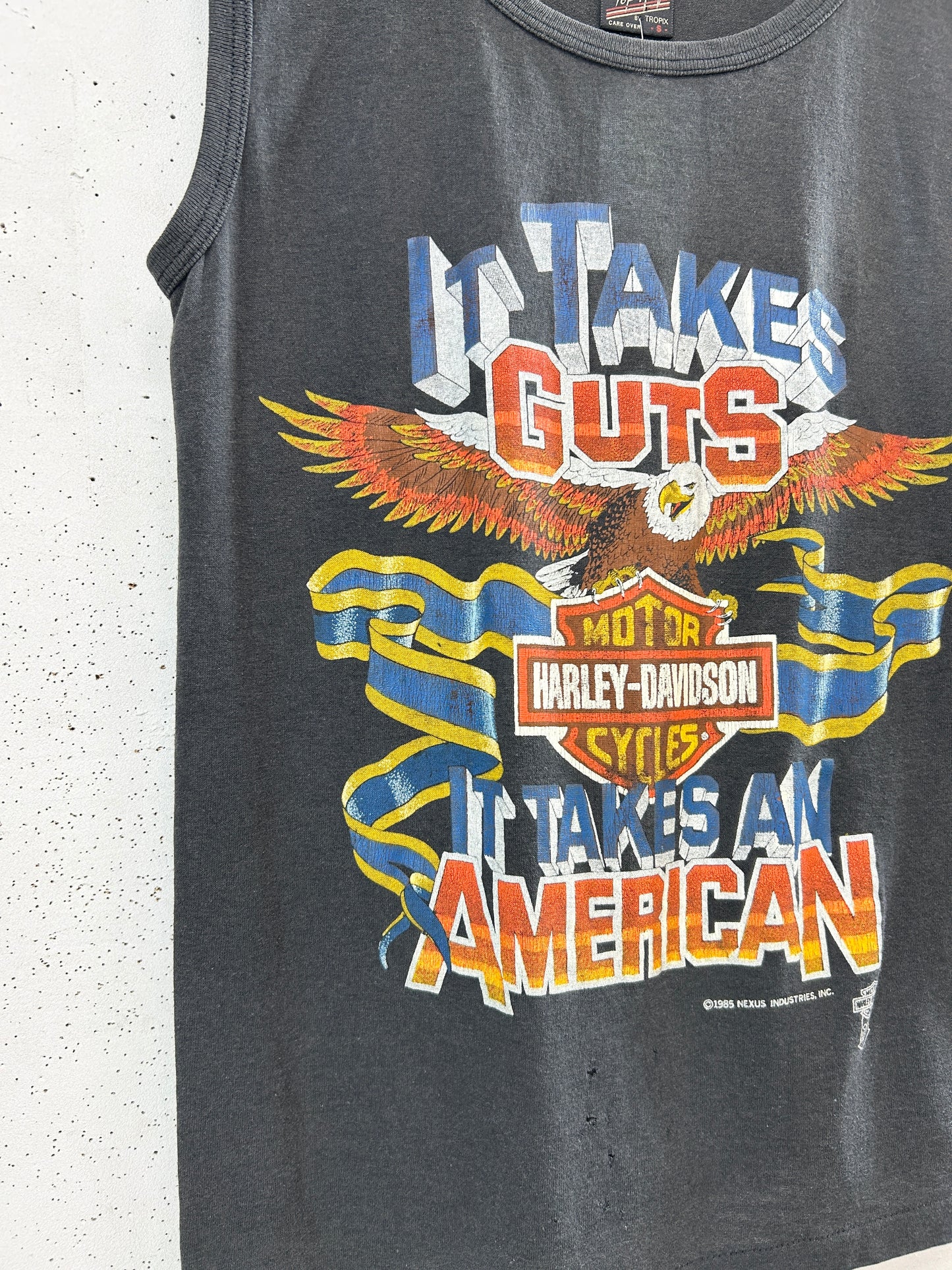 '80s Vintage T-Shirt 〜Harley Davidson〜 [H33417]