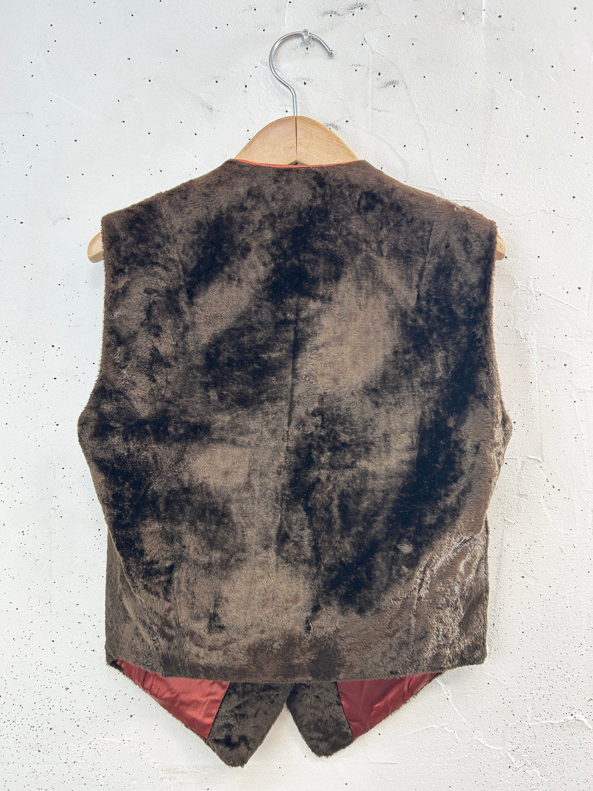 Vintage Eco Fur Vest  [J34091]