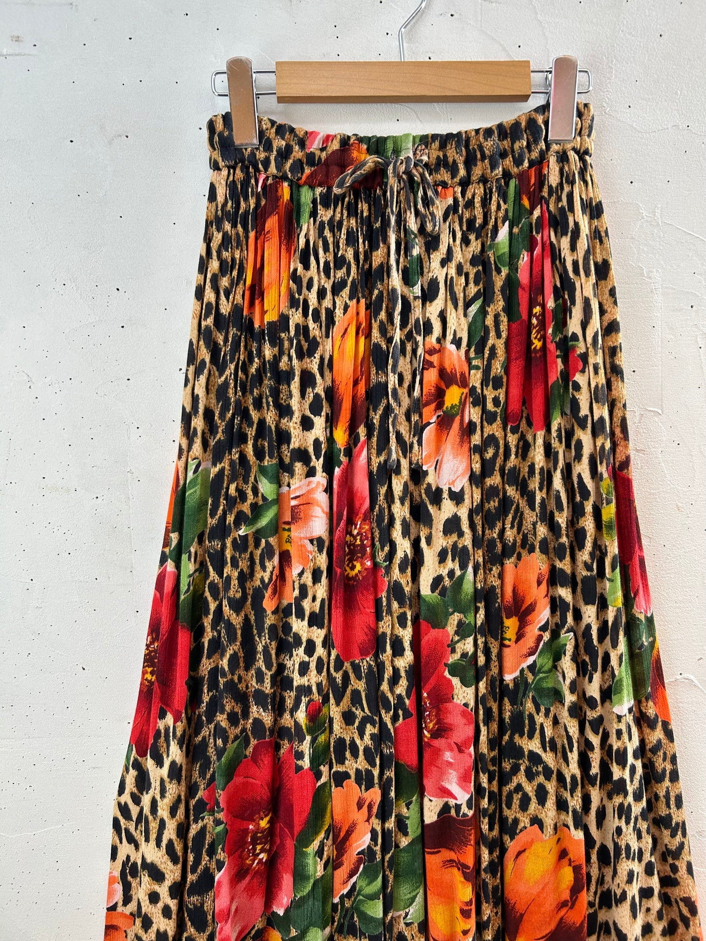 Vintage Indian Rayon Skirt [G30752]