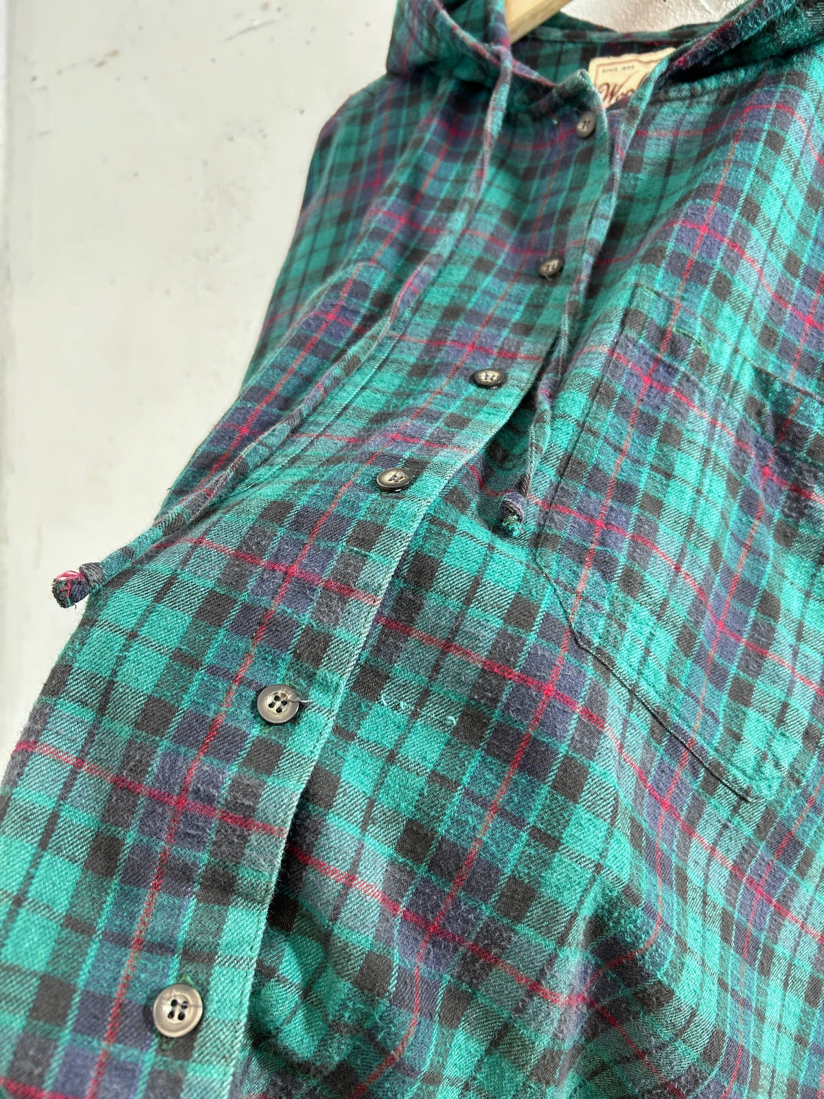 Vintage Check Shirt 〜Woolrich〜 [J34308]