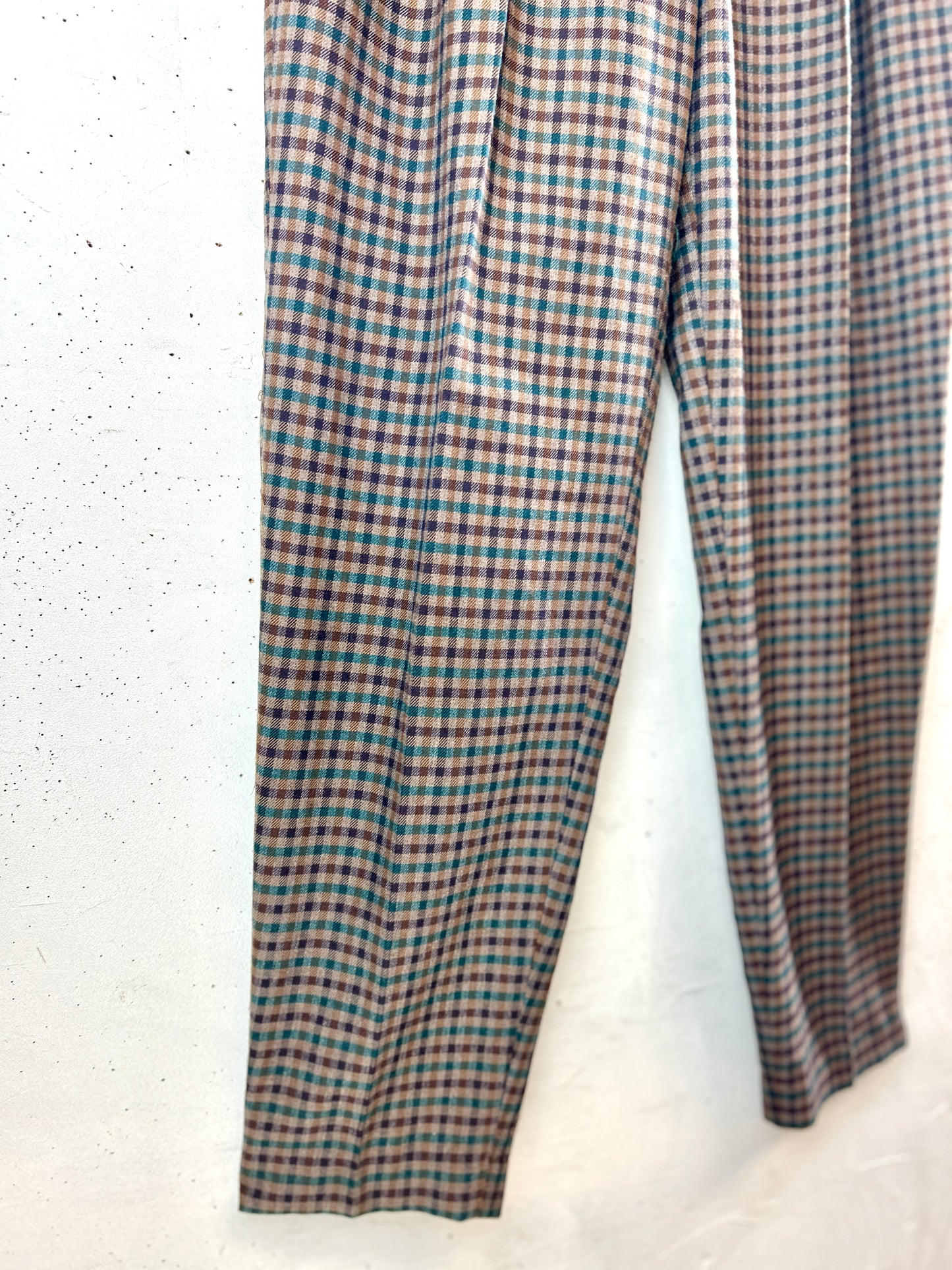 Vintage Plaid Pants [I30283]