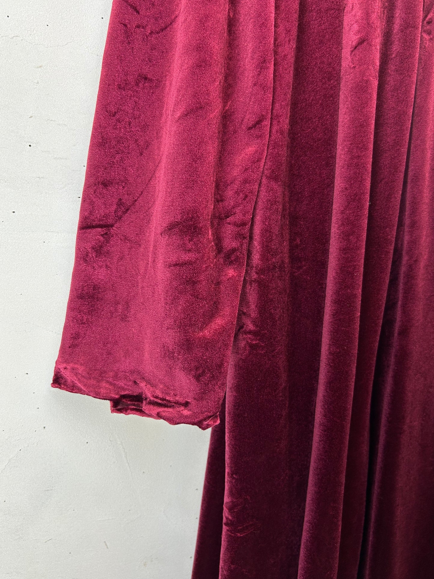 Vintage Velours Dress MADE IN USA [L29212]