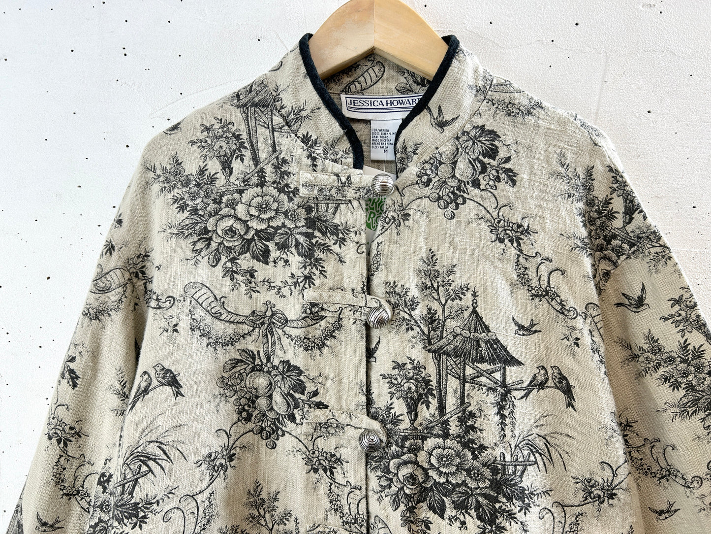 Vintage Toile De Jouy Jacket [I3113]