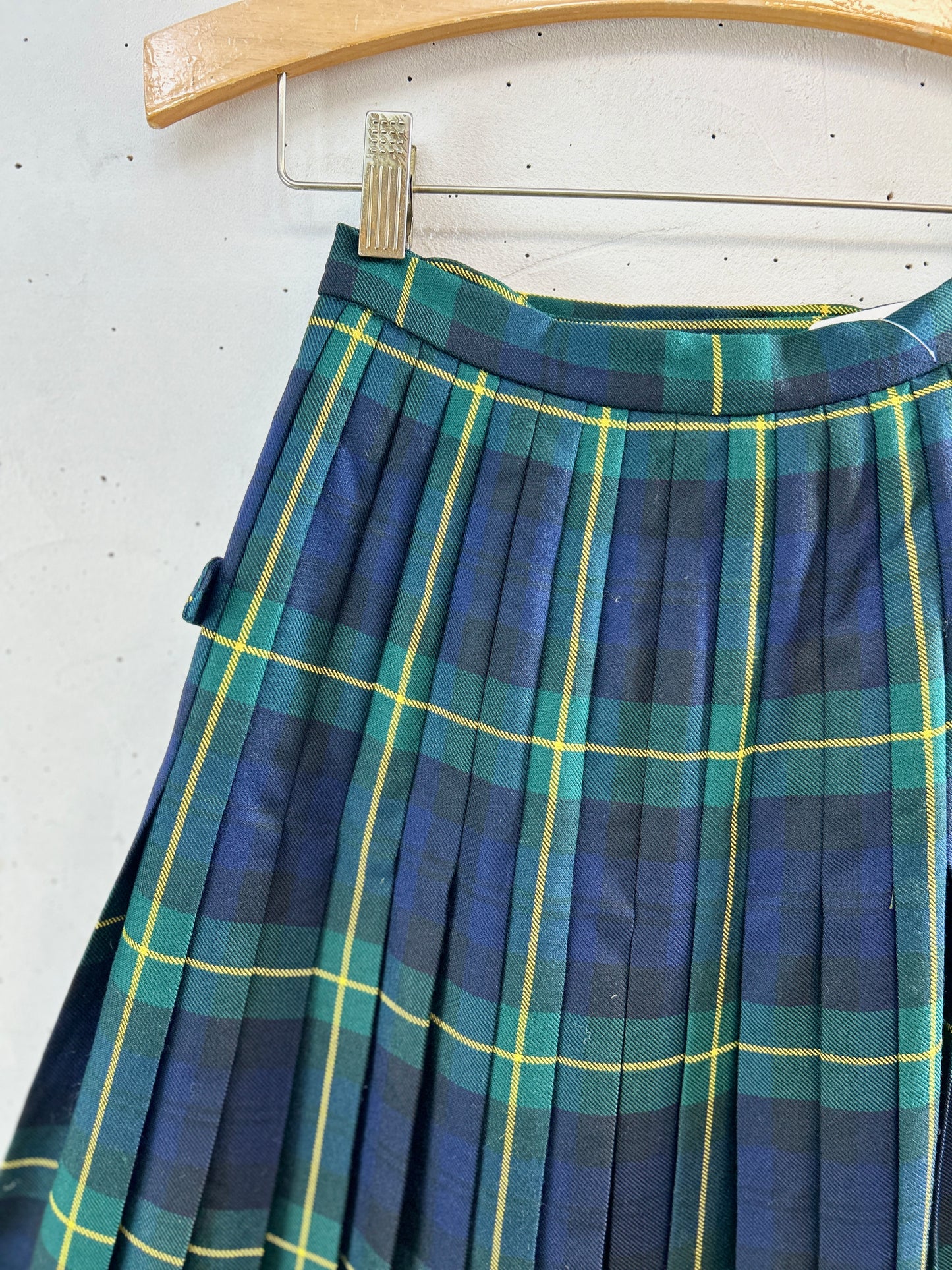 Vintage Plaid Skirt [K30767]