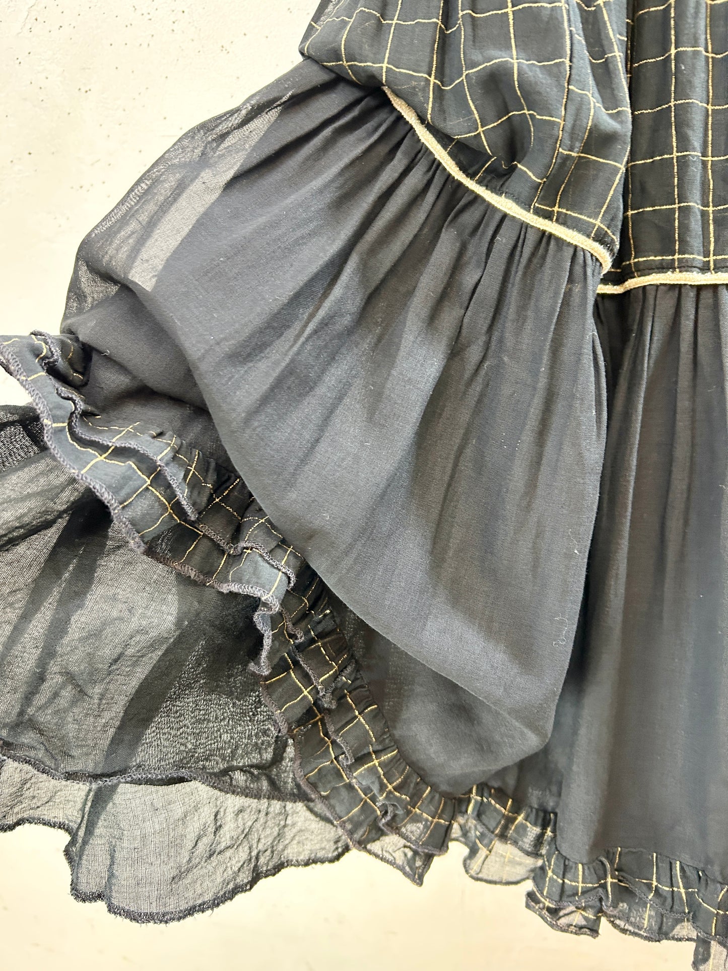 Vintage Black Dress [H30952]