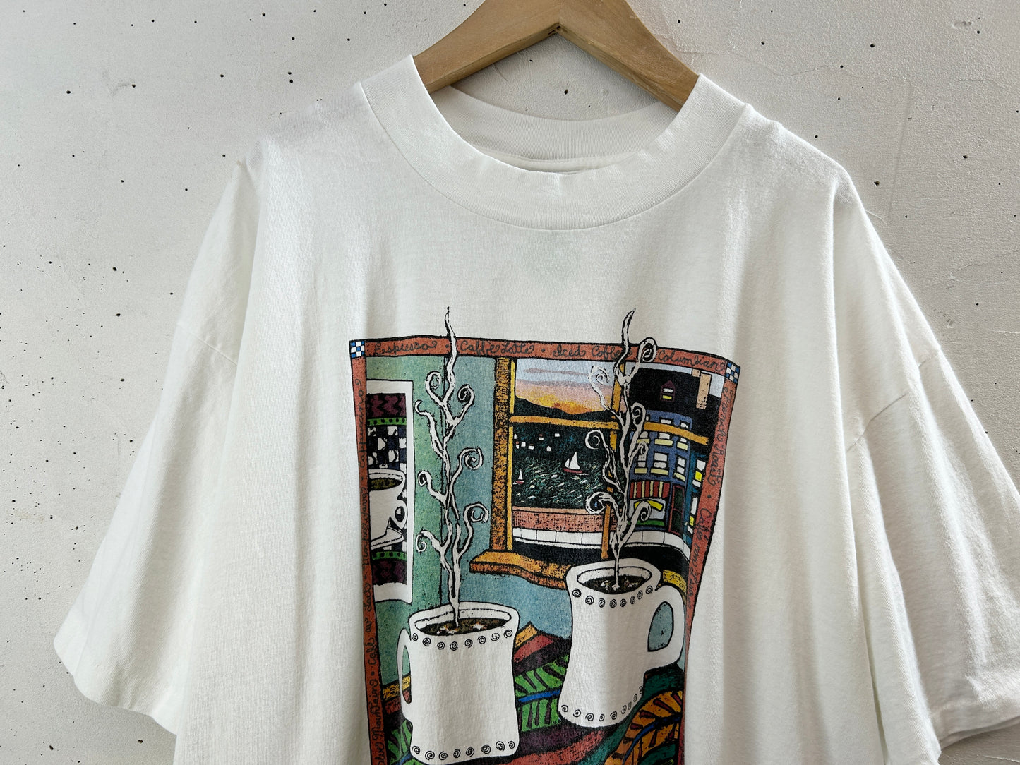 Vintage T SHIRT Coffe [H30797]