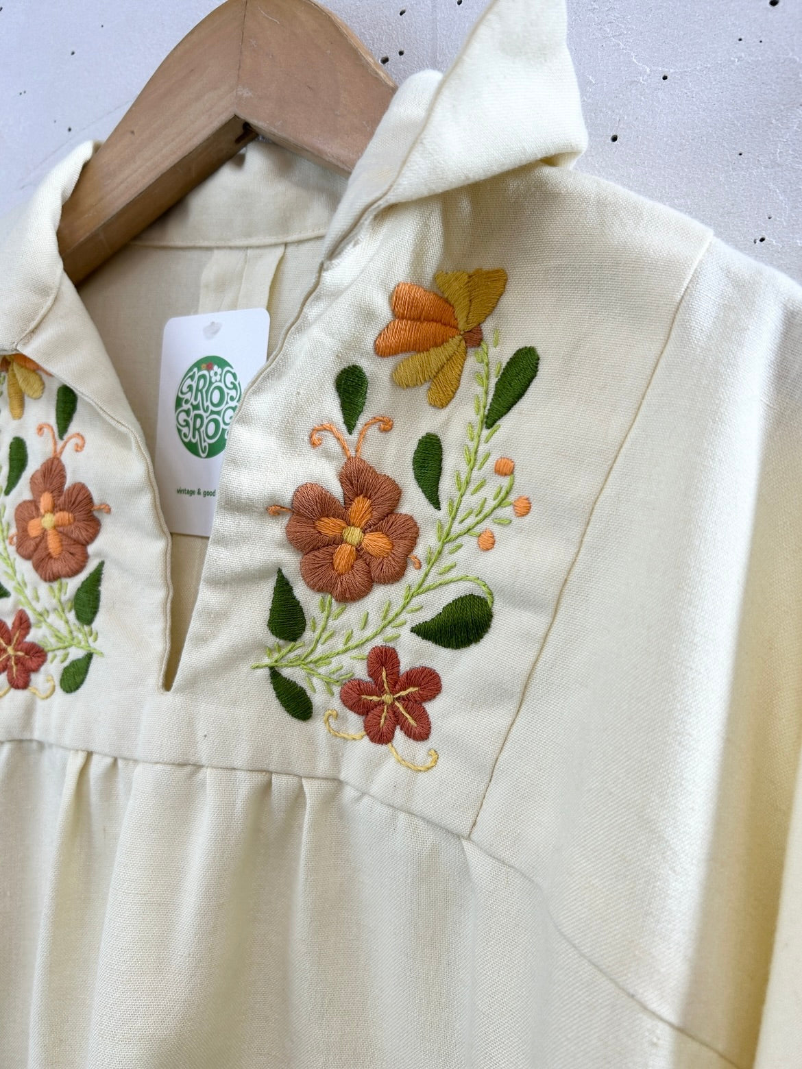 Vintage Embroidery Tunic [D32118]