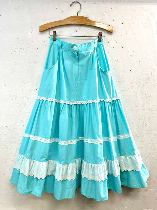 Vintage Tiered Skirt [B31589]