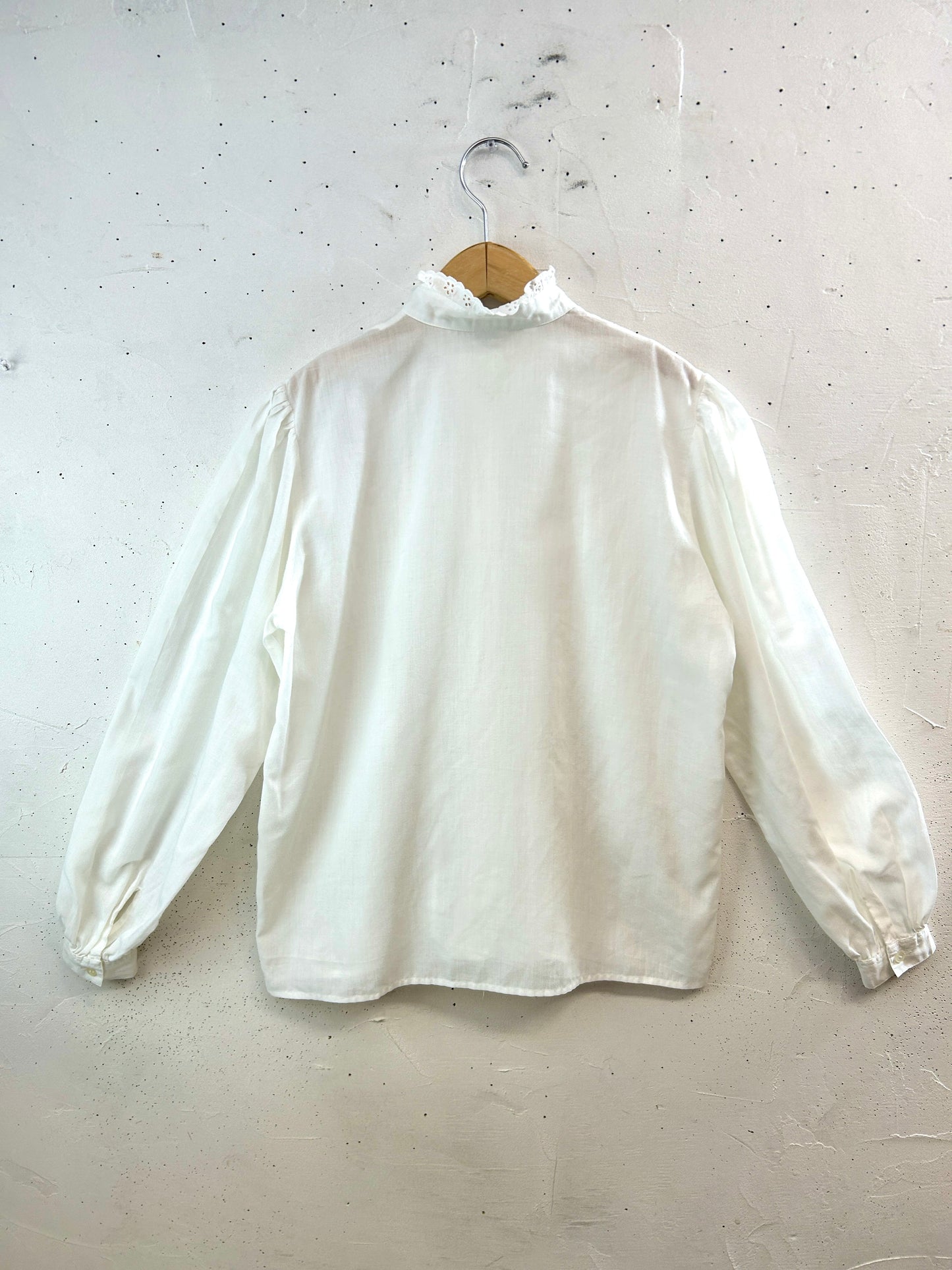 Vintage White Blouse [B31584]